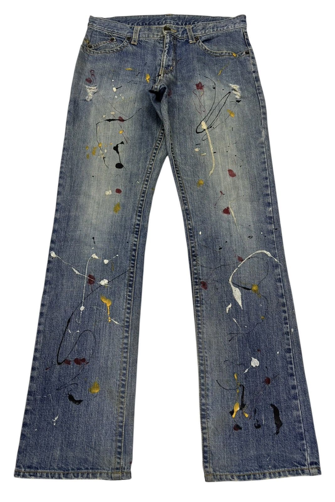 Kapital Vintage Painter Jeans Distress Michel Klein HelmutLang Style Size US 32 / EU 48 - 7 Thumbnail