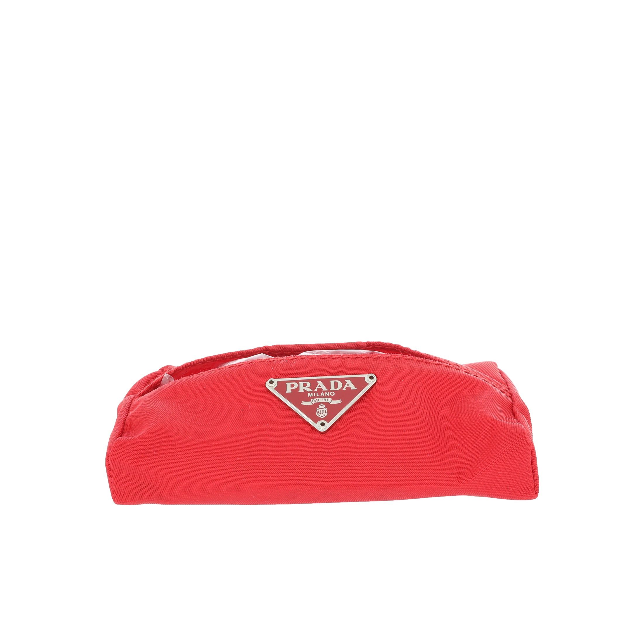 image of Prada Case In Red Fabric, Women's