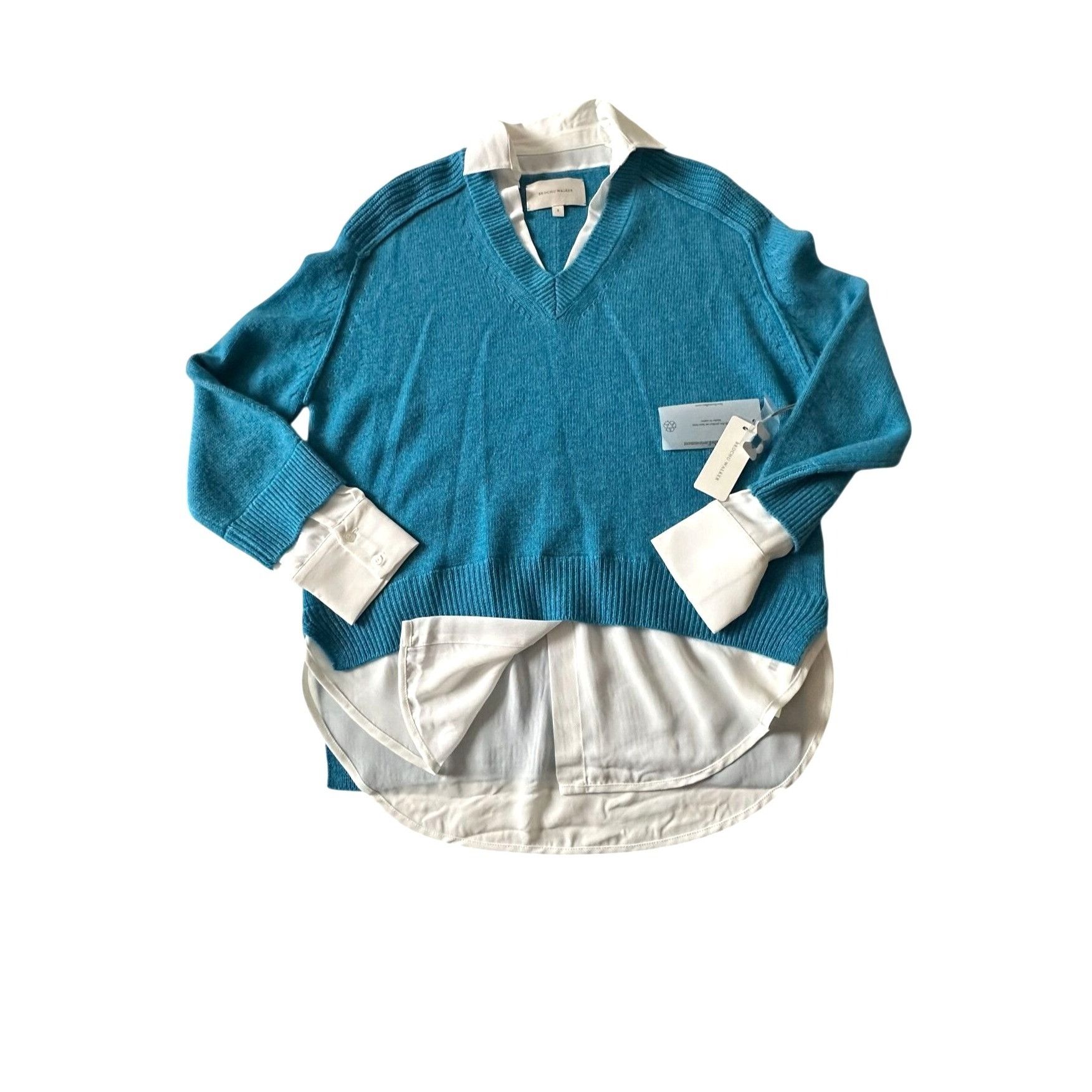 Brochu Walker Brochu Walker The Looker Layered V-Neck Sweater. Size S, Size S / US 4 / IT 40 - 5 Thumbnail