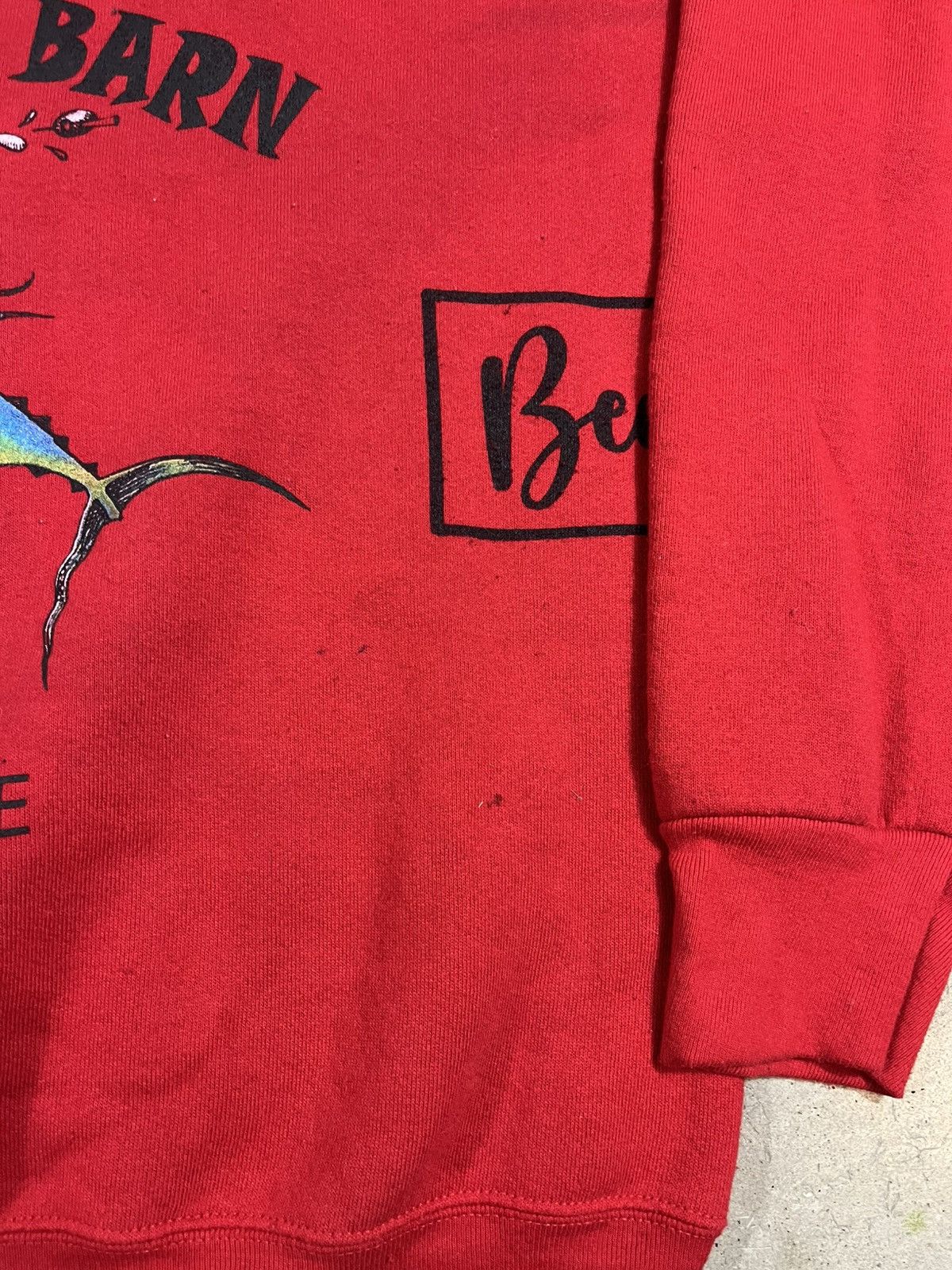 Vintage Vintage 90s Test Print Faded Red Crewneck Sweatshirt Size US XXL / EU 58 / 5 - 4 Thumbnail