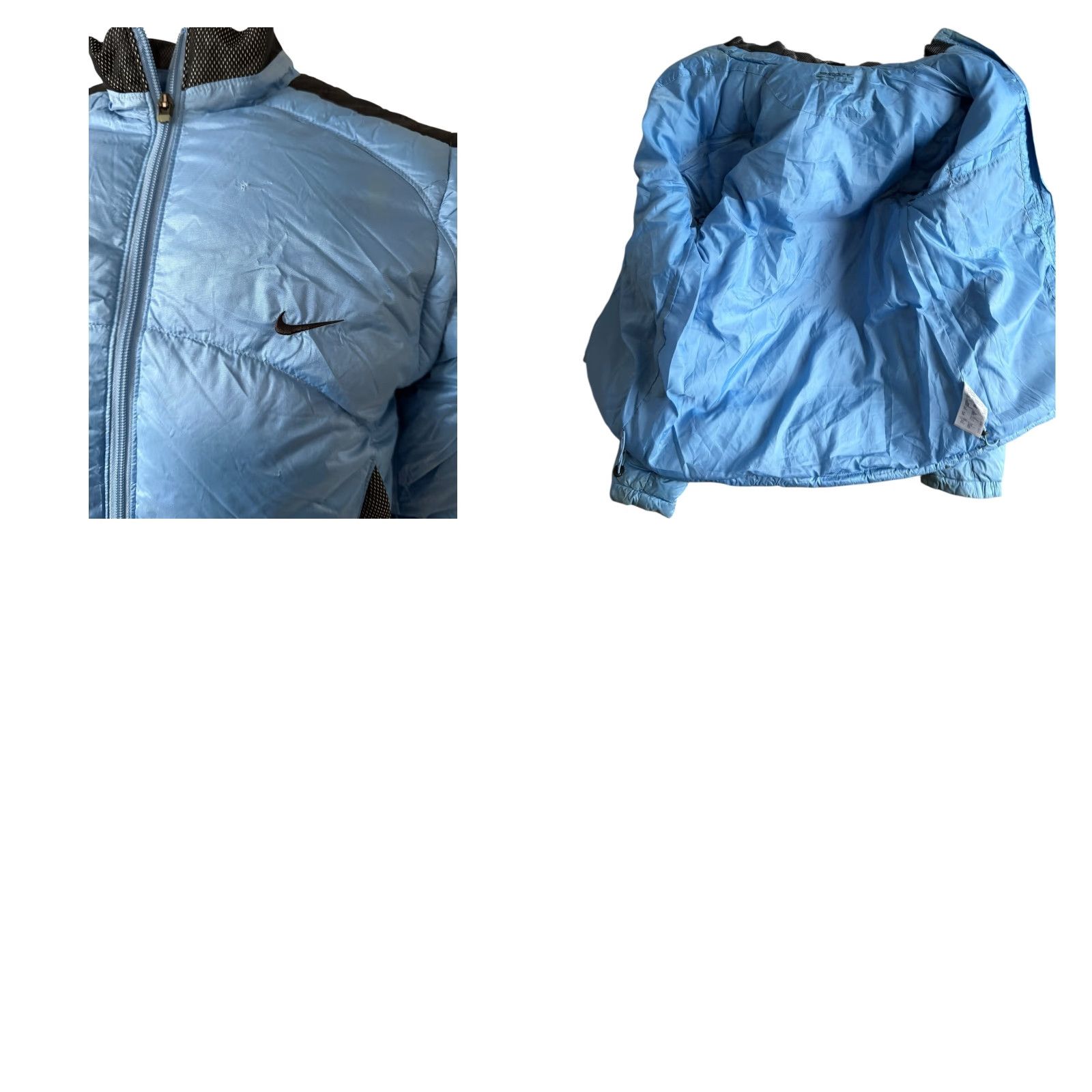 Nike Nike Golf NikeFit Storm Down Jacket Women’s L Blue Full Zip P2P 22 L28 Size L / US 10 / IT 46 - 8 Thumbnail