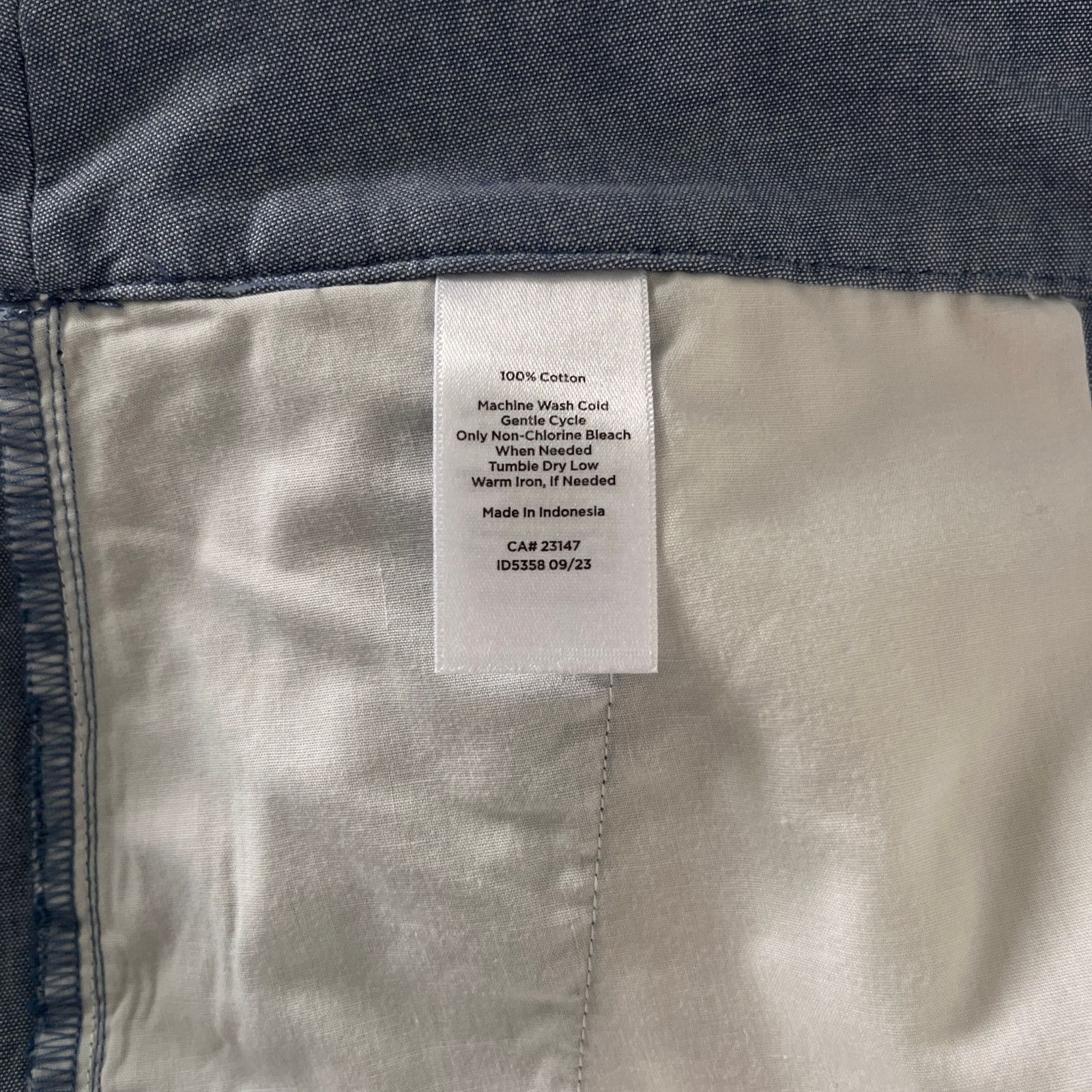 Other Talbots Plus Womens Pants 18W Light Blue Cotton Lightweight Size 40" / US 18 - 8 Thumbnail