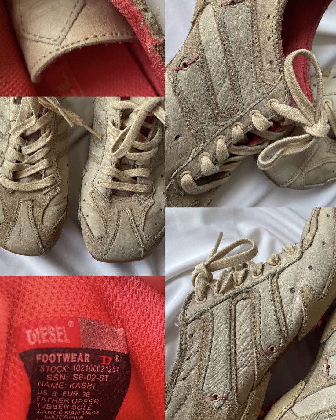 Diesel Diesel vintage chunky sneakers Size US 5.5 / IT 35.5 - 8 Thumbnail