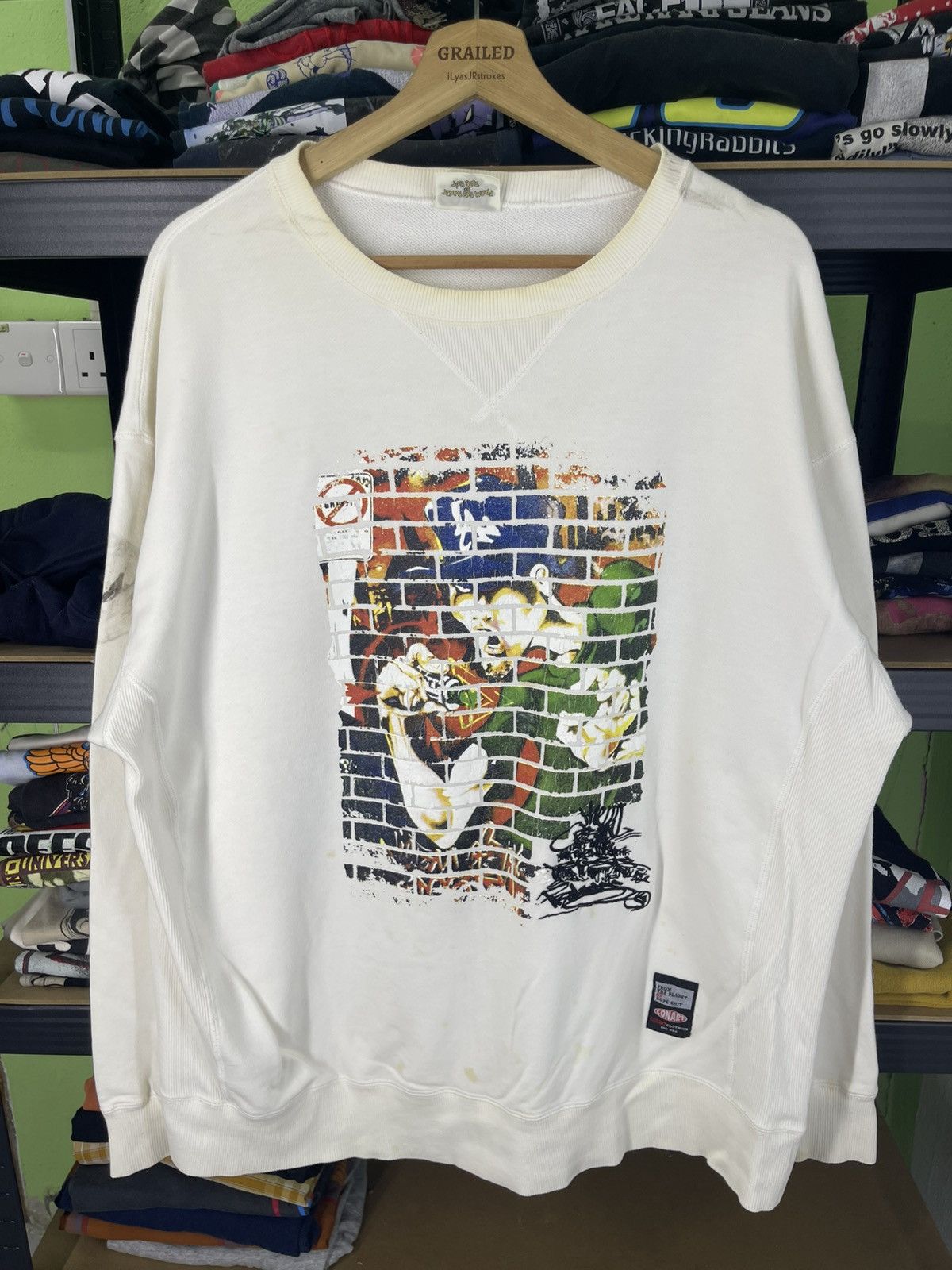 Vintage Vintage 90's Conart Chip and Pepper Sweatshirt Size US L / EU 52-54 / 3 - 1 Thumbnail