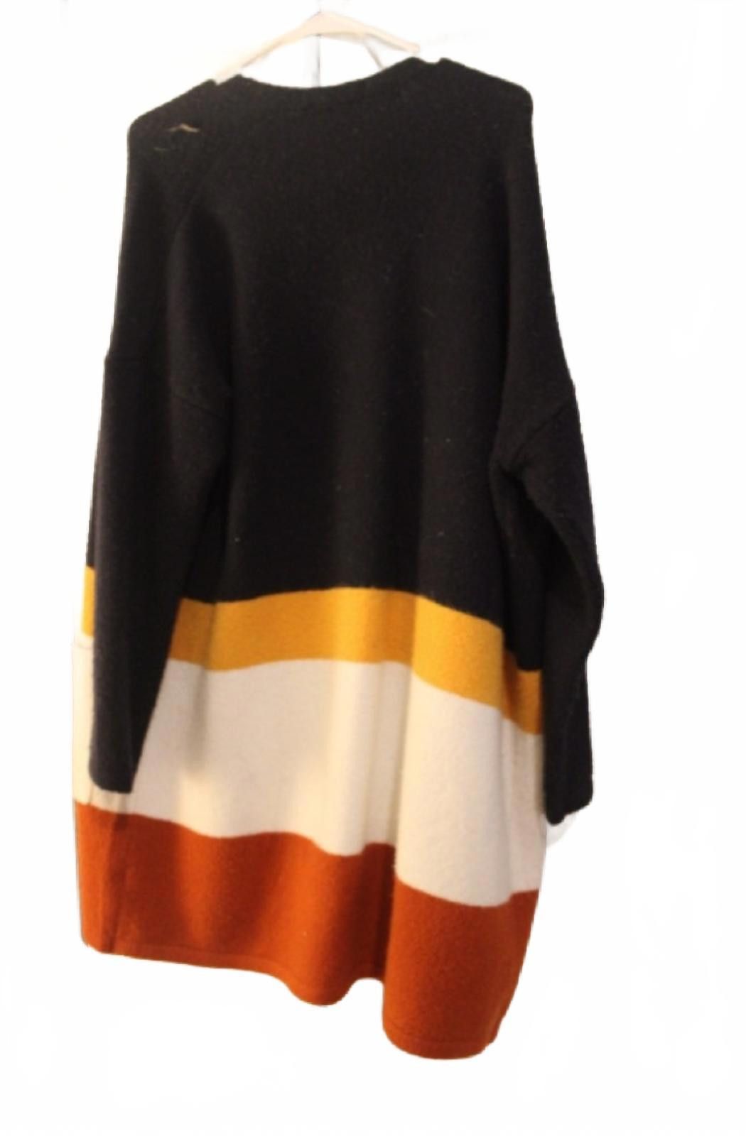 Forever 21 Forever 21 Colorblock Open Front Long Cardigan Sweater sz M Size M / US 6-8 / IT 42-44 - 4 Thumbnail