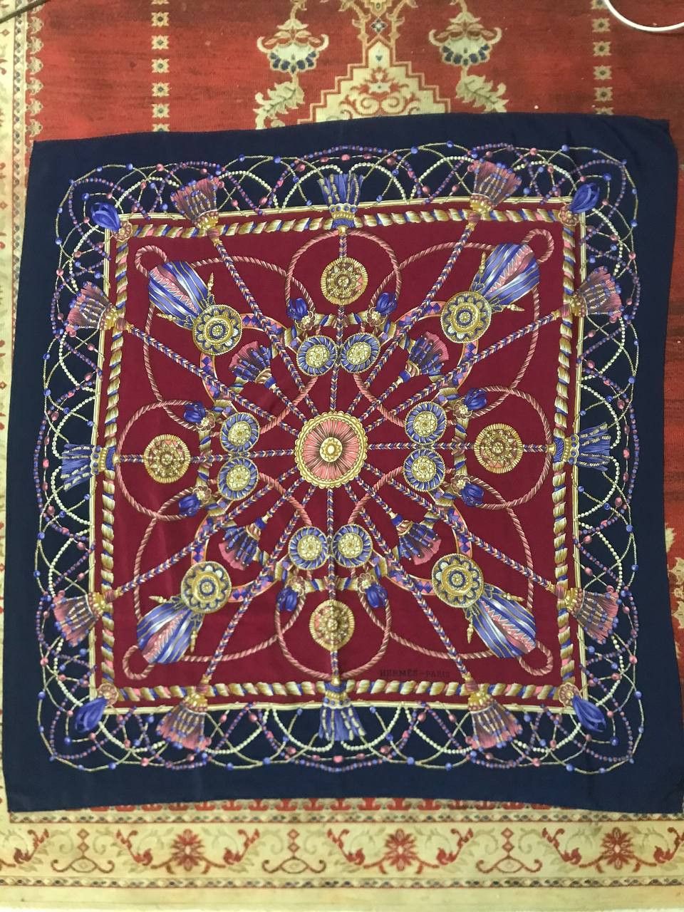 Hermes Vintage Hermes Paris Silk Scarf Size ONE SIZE - 1 Thumbnail
