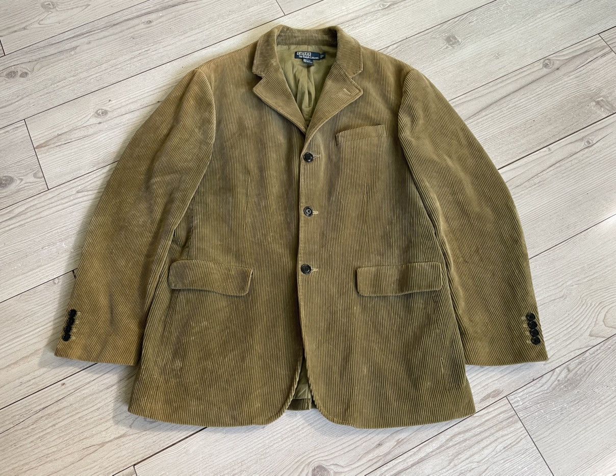 Polo Ralph Lauren × Vintage Polo Ralph Lauren Corduroy Blazer Size 44R - 6 Thumbnail