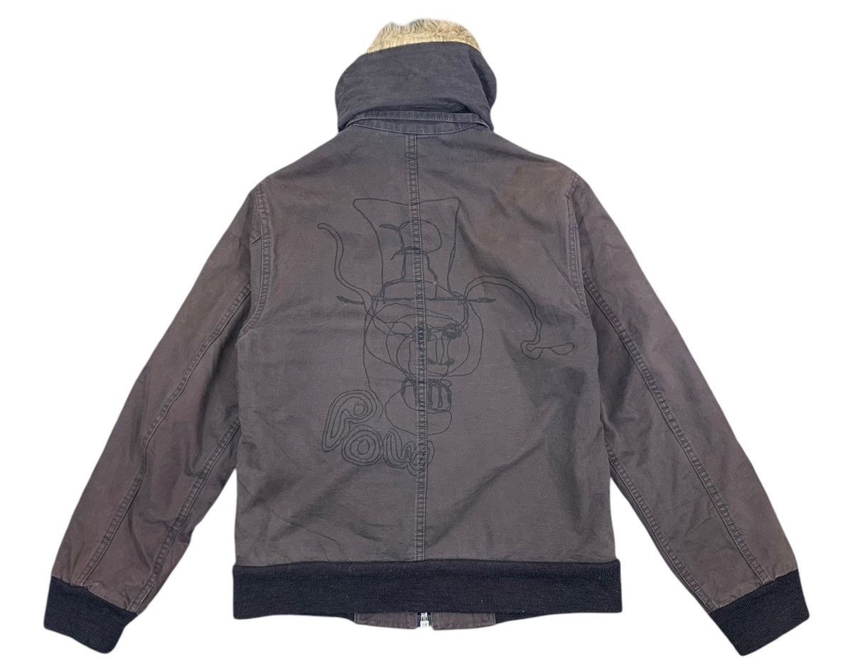 If Six Was Nine × Japanese Brand VINTAGE OZONE ROCKS FUR MINK COLAR BOMBER JACKET Size US S / EU 44-46 / 1 - 8 Thumbnail