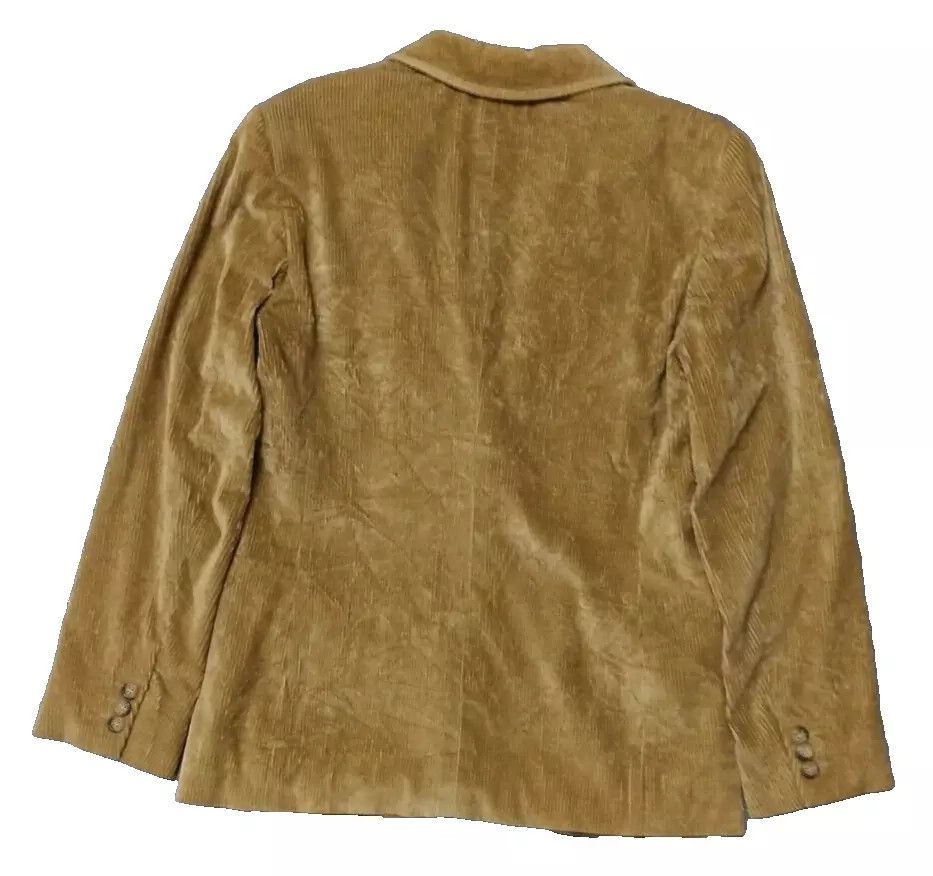 Max Mara × Weekend Max Mara MAX MARA Weekend Line Corduroy Light Brown Women Jacket Size XS / US 0-2 / IT 36-38 - 7 Thumbnail