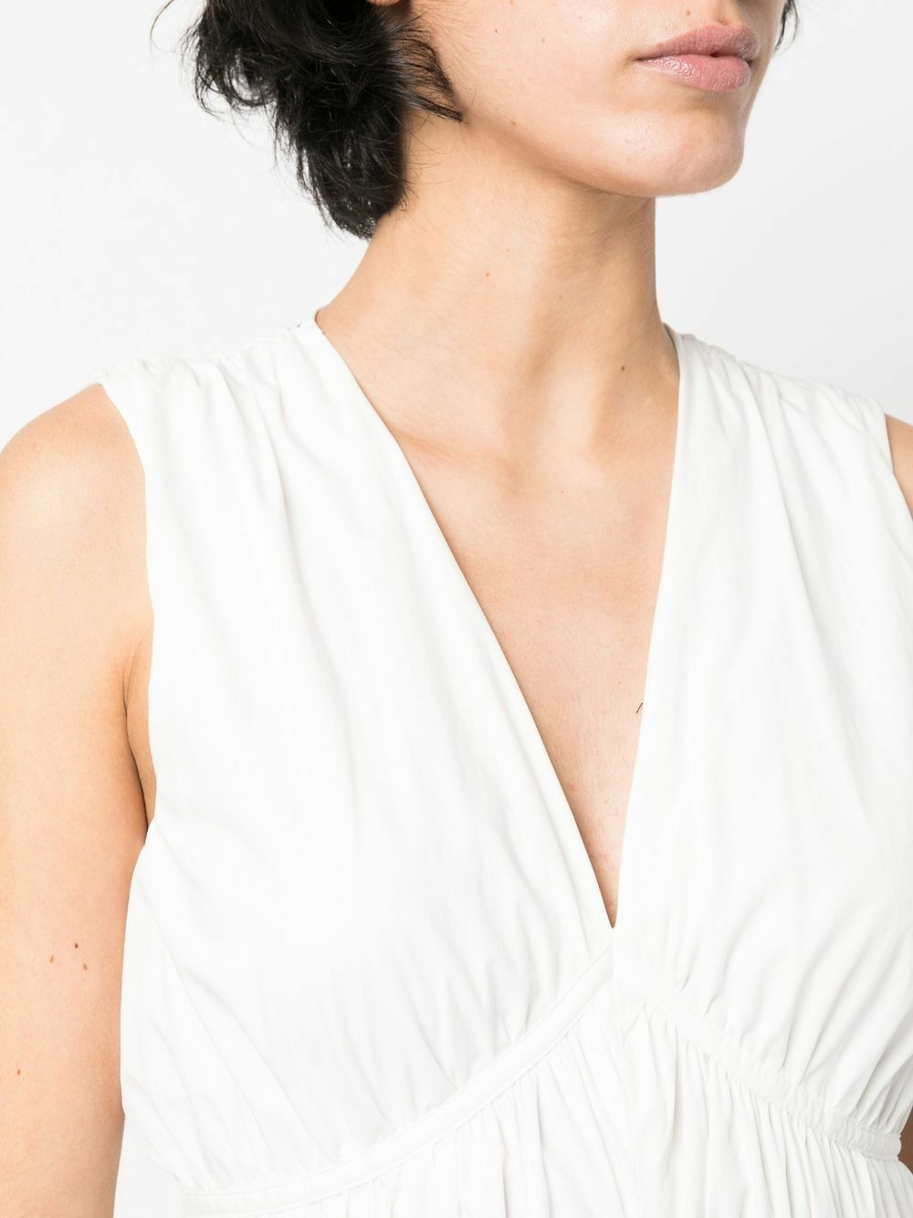 Brunello Cucinelli o1y0725 Maxi Dress in White Size S / US 4 / IT 40 - 5 Thumbnail