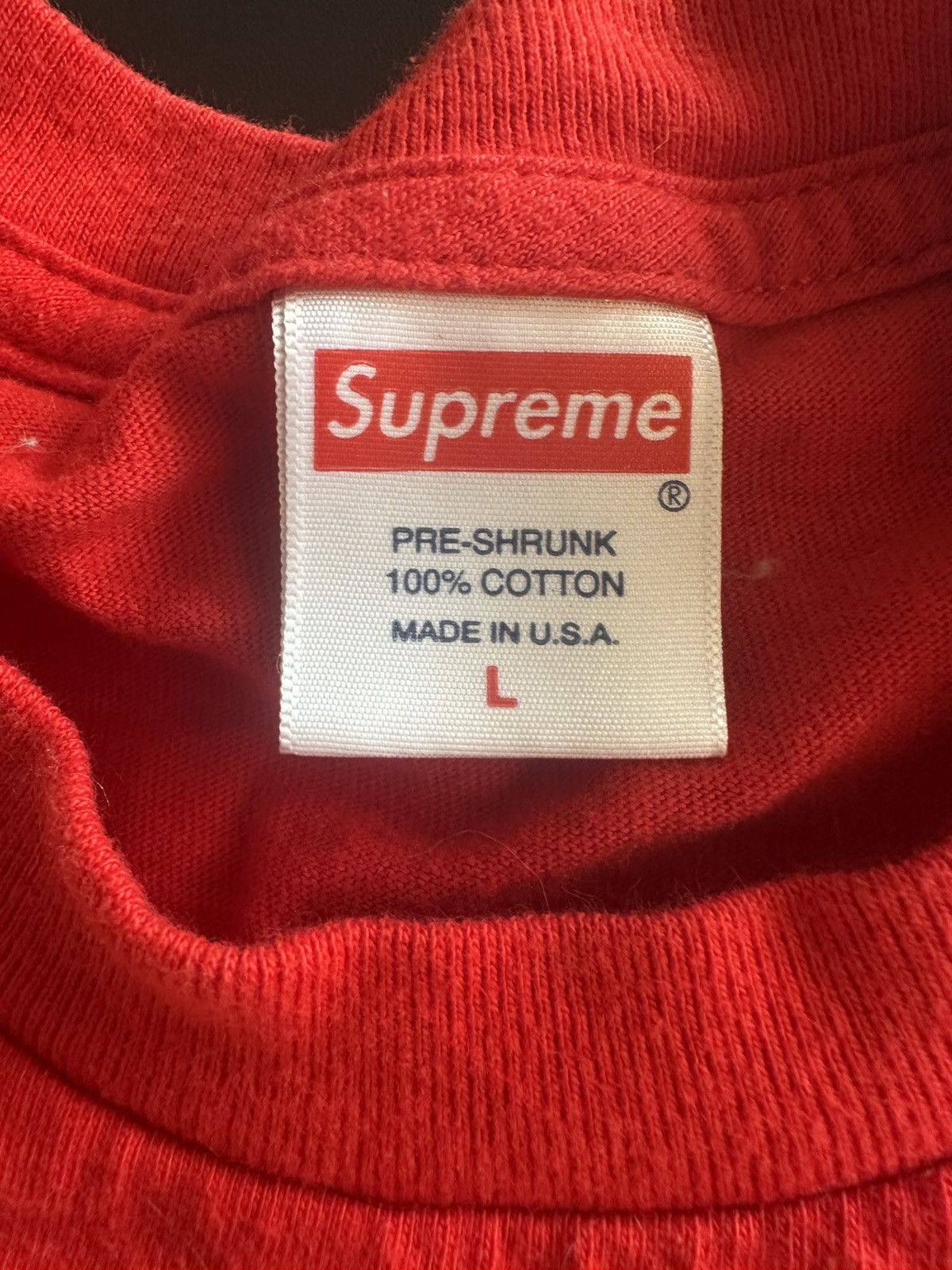 Supreme Supreme Box Logo Bandana Tee Red Size US L / EU 52-54 / 3 - 3 Thumbnail