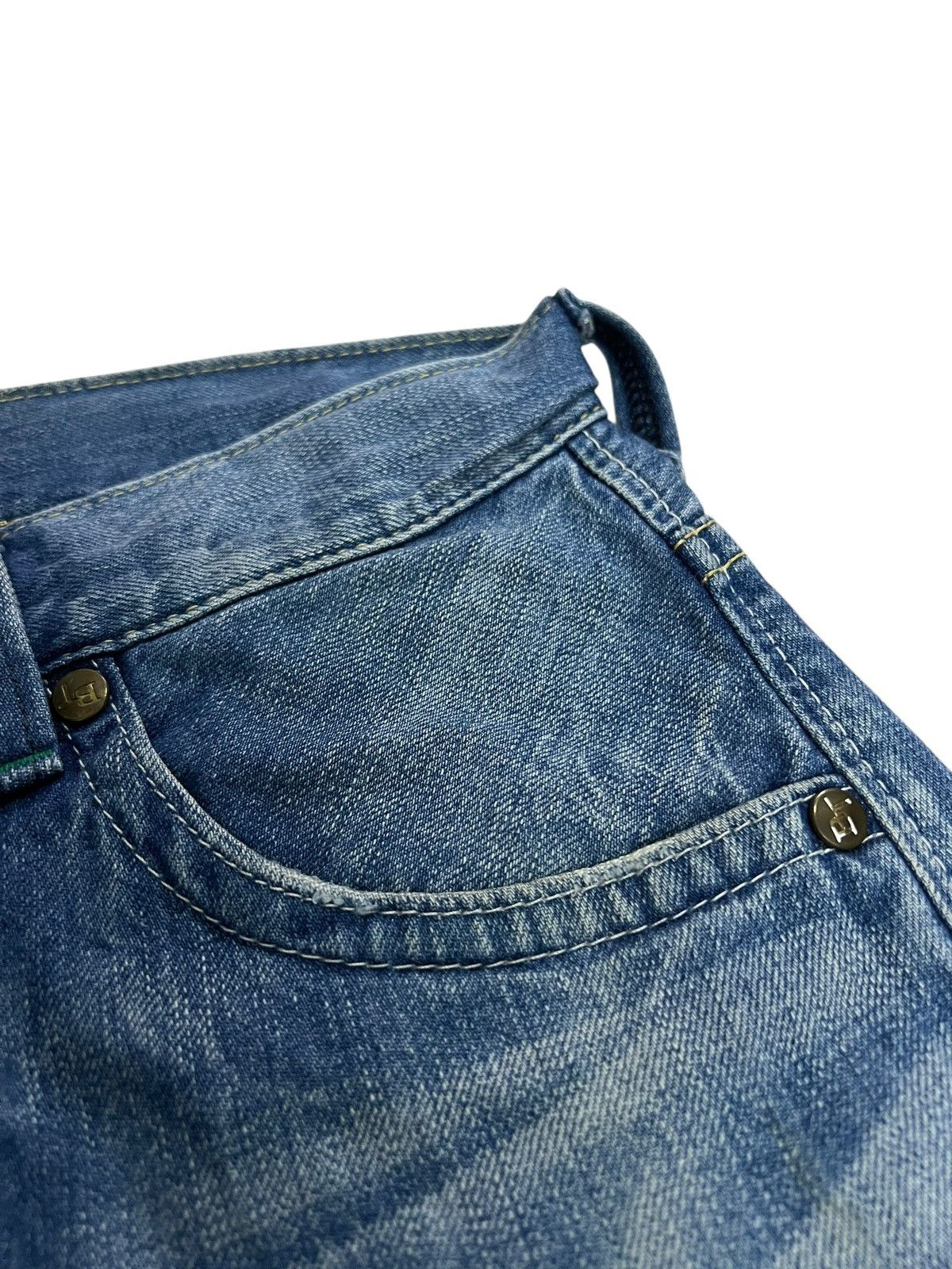 Edwin × If Six Was Nine 🌈Edwin Blue Trip Distressed Jean Japan Size US 30 / EU 46 - 12 Thumbnail
