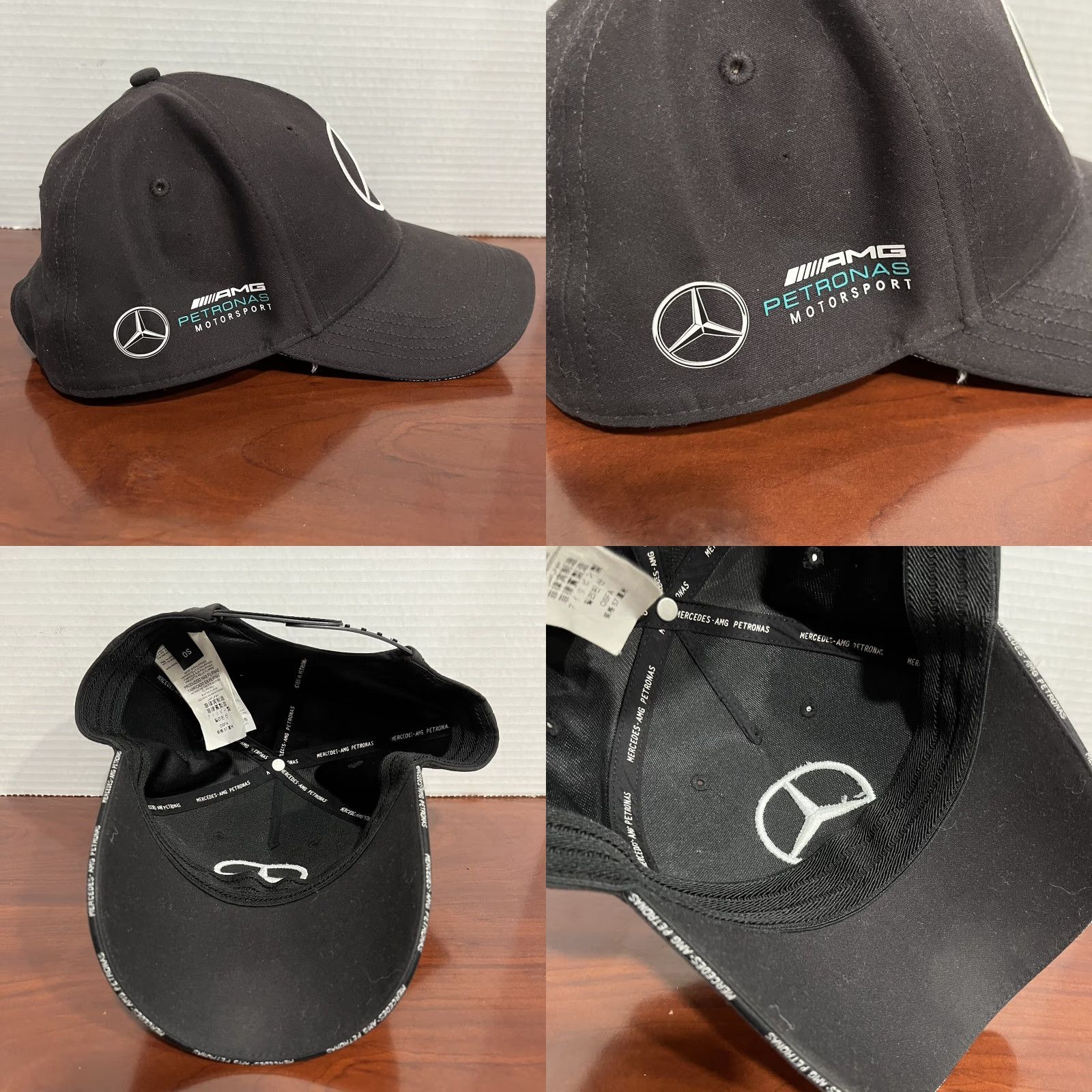 Mercedes-Benz Mercedes Benz AMG Petronas Motorsport Hat Cap Snap Back F1 Racing Indy Car Size ONE SIZE - 8 Thumbnail
