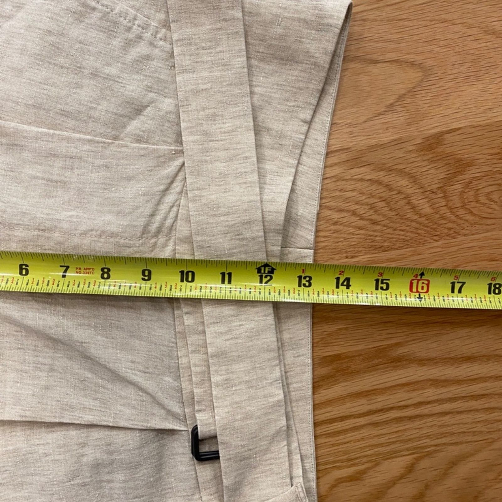 Brunello Cucinelli Brunello Cucinelli High Rise Belted Linen Blend Pants - 4 Size 27" / US 4 / IT 40 - 9 Thumbnail