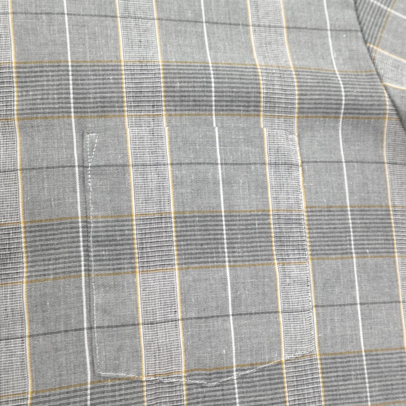 Wrangler Vintage Wrangler Shirt Mens Large Gray Plaid Button Up Western Cowboy Rodeo 80s Size US L / EU 52-54 / 3 - 3 Thumbnail