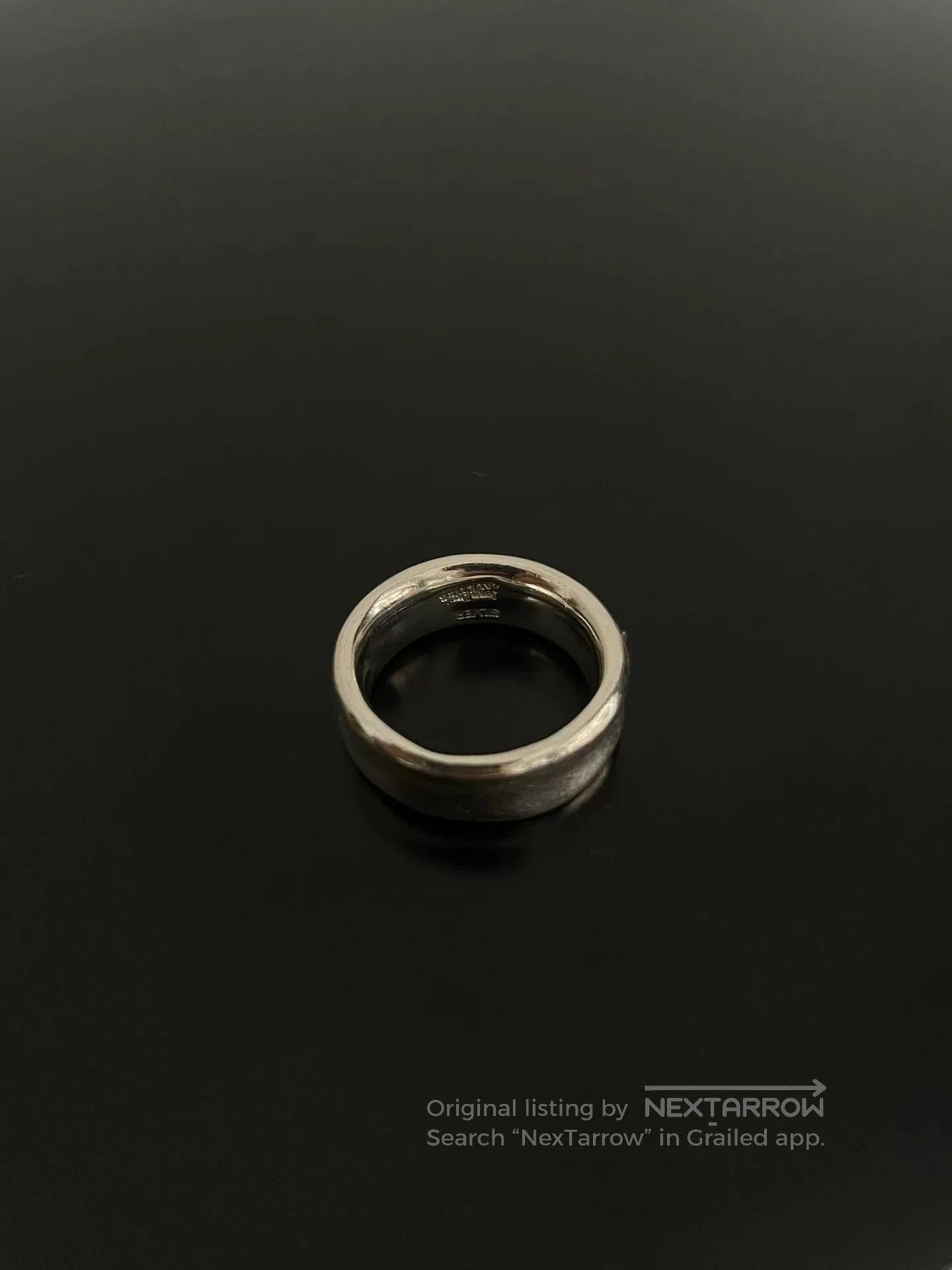 Jean Paul Gaultier Jean Paul Gaultier Minimalist Silver Ring. Size ONE SIZE - 5 Thumbnail