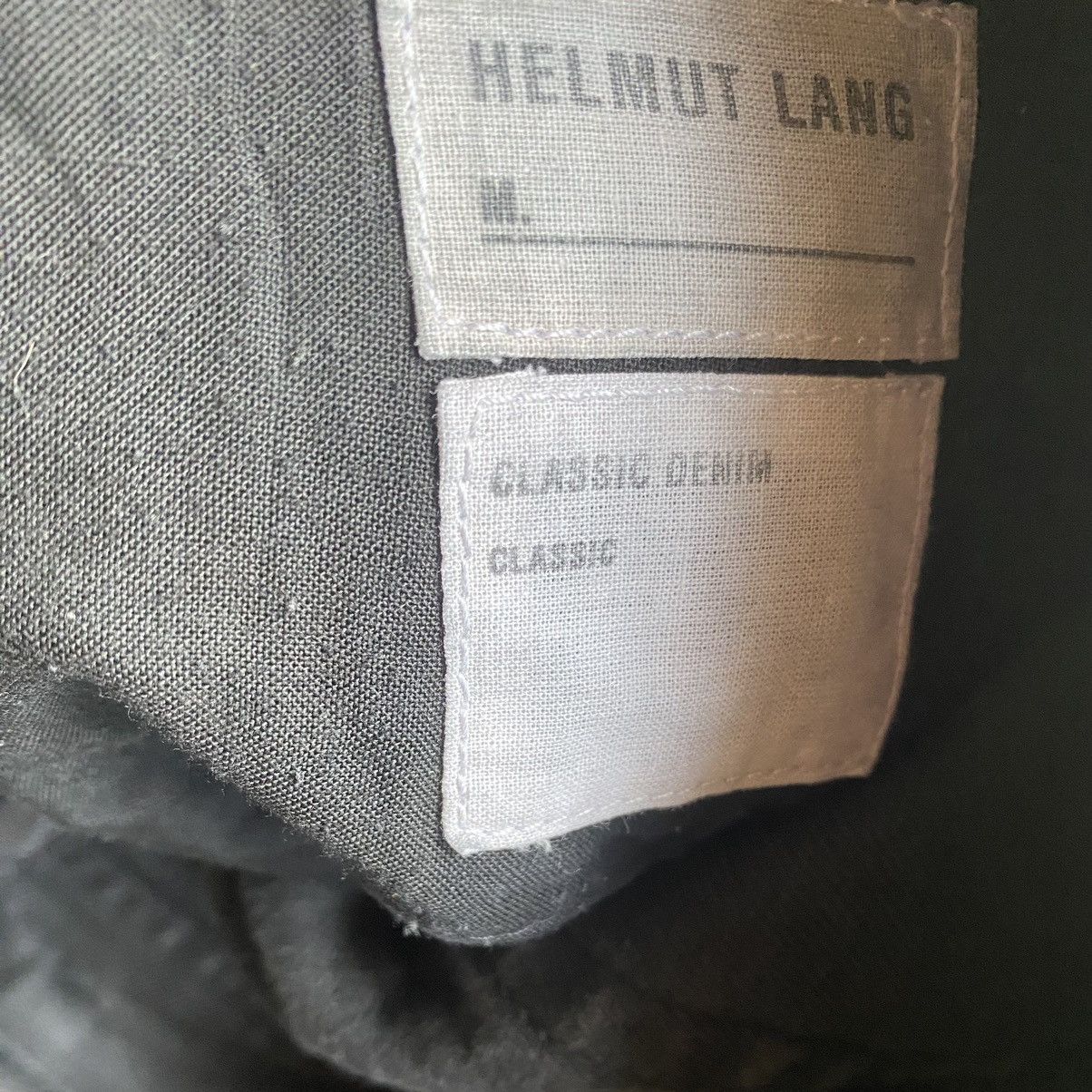 Helmut Lang SS03 Archive Rubber ‘Tyre’ Print Denim Size US 30 / EU 46 - 13 Thumbnail