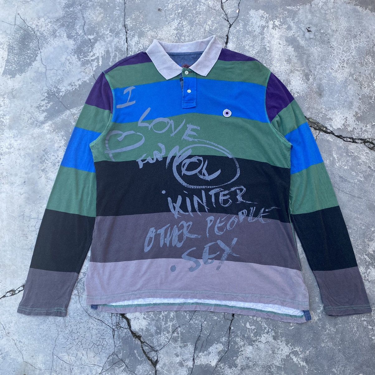 Desigual DESIGUAL LOVE SEX POLO Size US XL / EU 56 / 4 - 1 Thumbnail