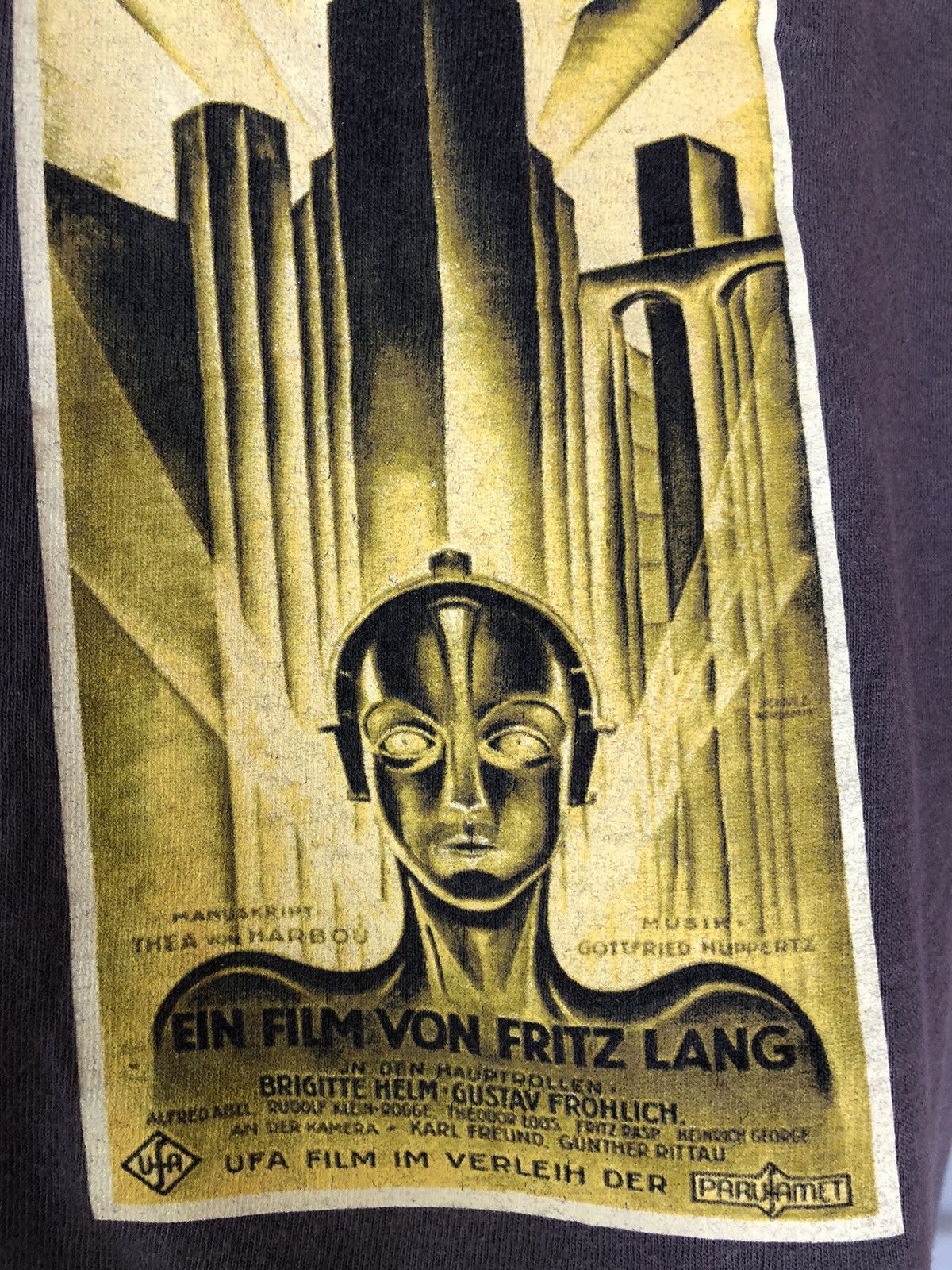 Vintage Vtg Metropolis Movie 1972 German Science-fiction Shirt Tee Size US L / EU 52-54 / 3 - 3 Thumbnail