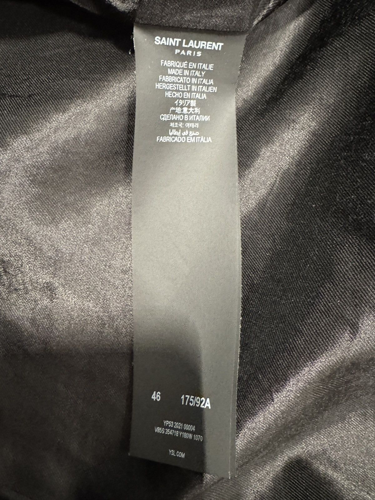Saint Laurent Paris Teddy Saint Laurent Size US S / EU 44-46 / 1 - 3 Thumbnail