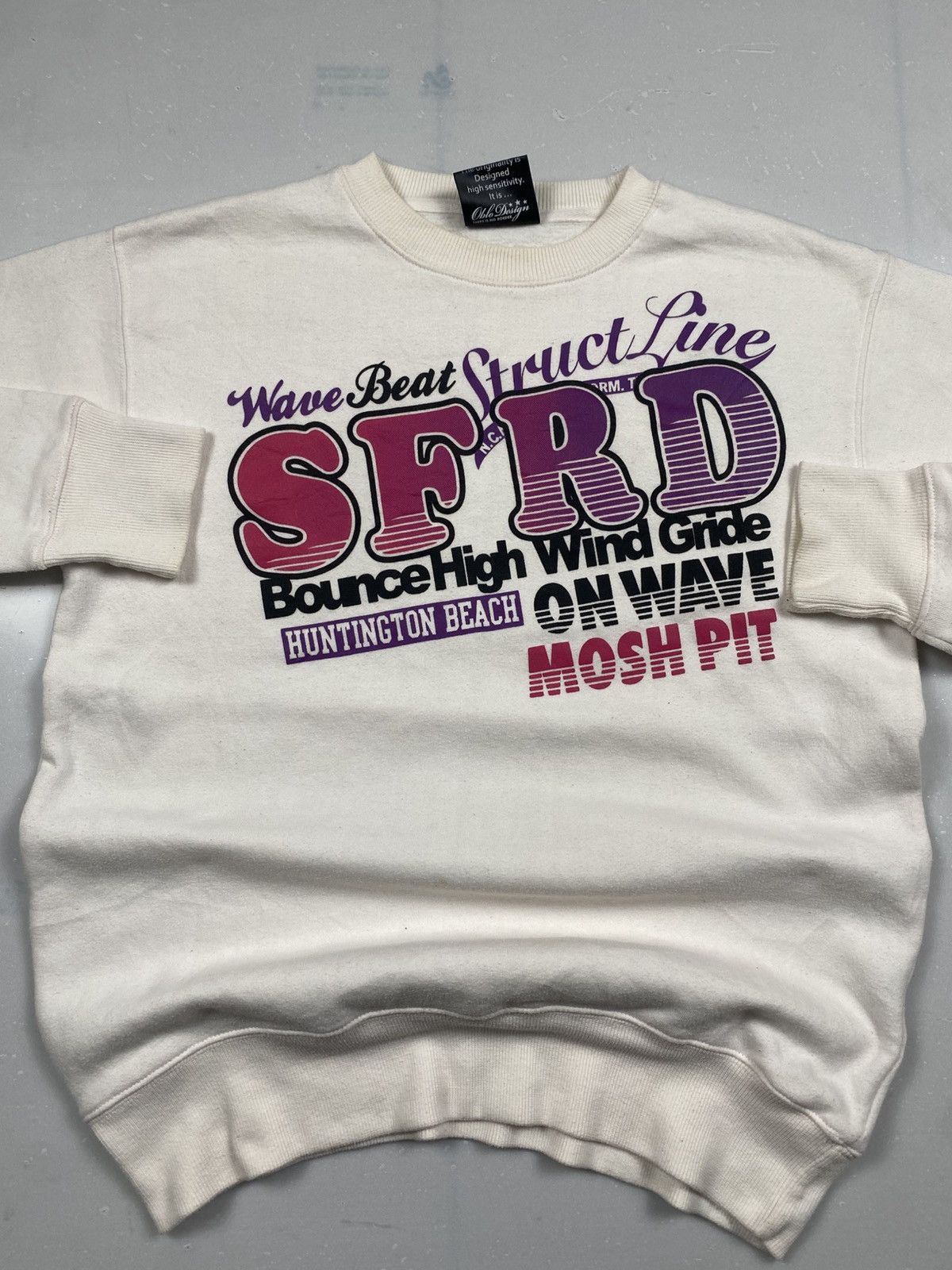 Other Oblo Design Surf Mosh Pit Wording Poem Crewneck Size US M / EU 48-50 / 2 - 4 Thumbnail