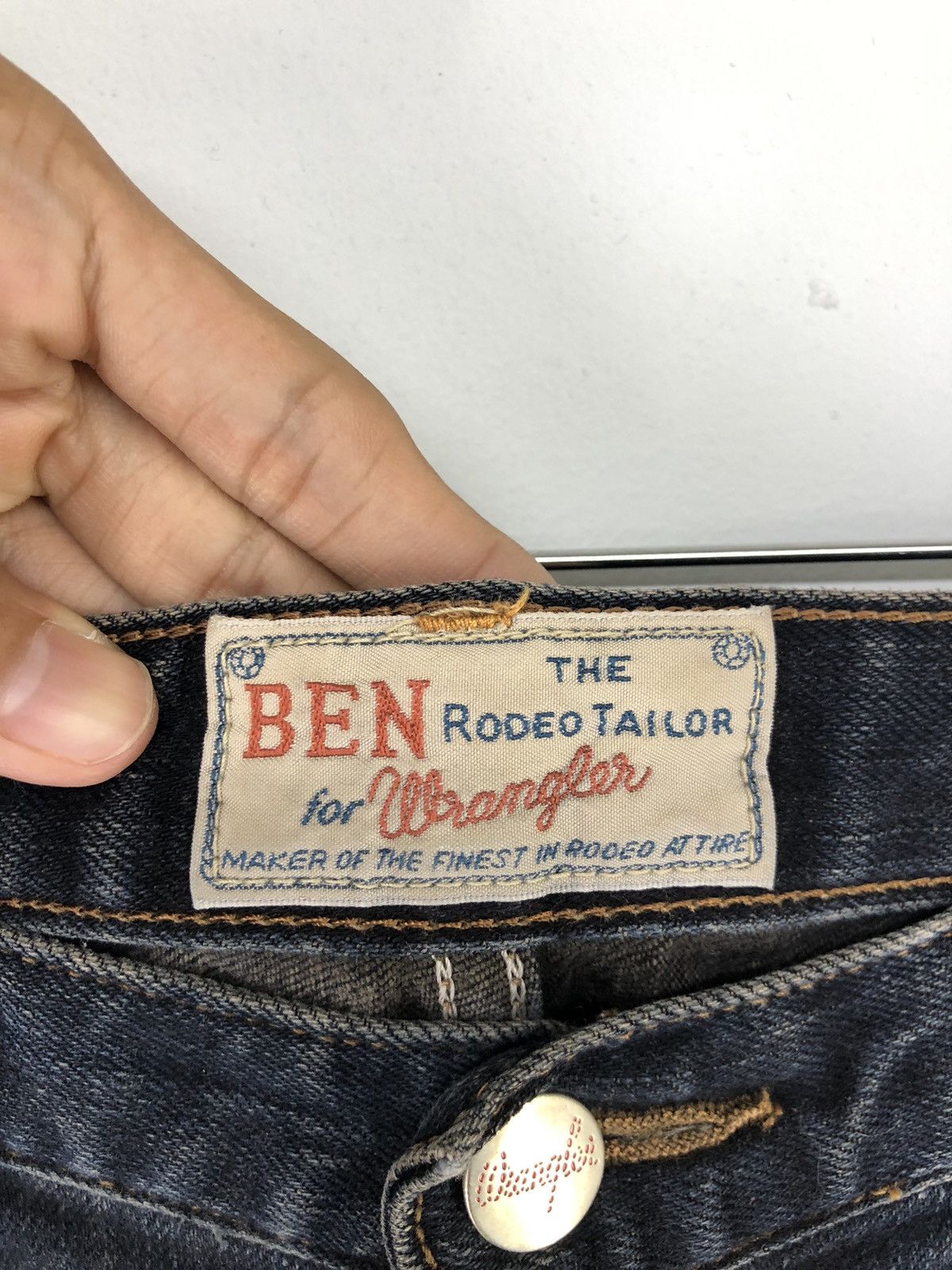 Wrangler Vintage Wrangler Blue Bell Faded Dark Blue Jeans Size US 30 / EU 46 - 16 Thumbnail