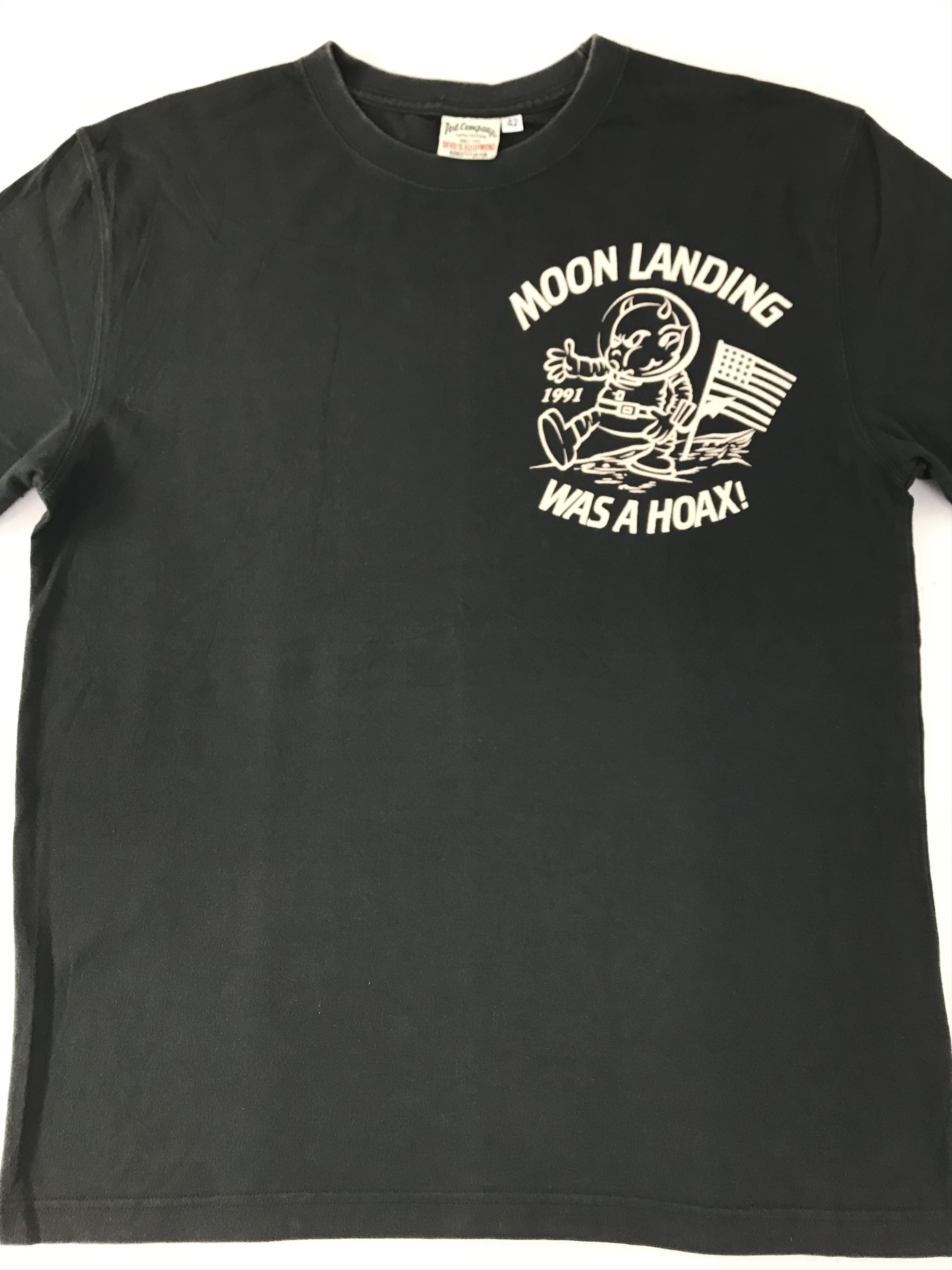 Tedman Teds Company Devil Equipment Moon Landing Hoax Tee Size US M / EU 48-50 / 2 - 4 Thumbnail