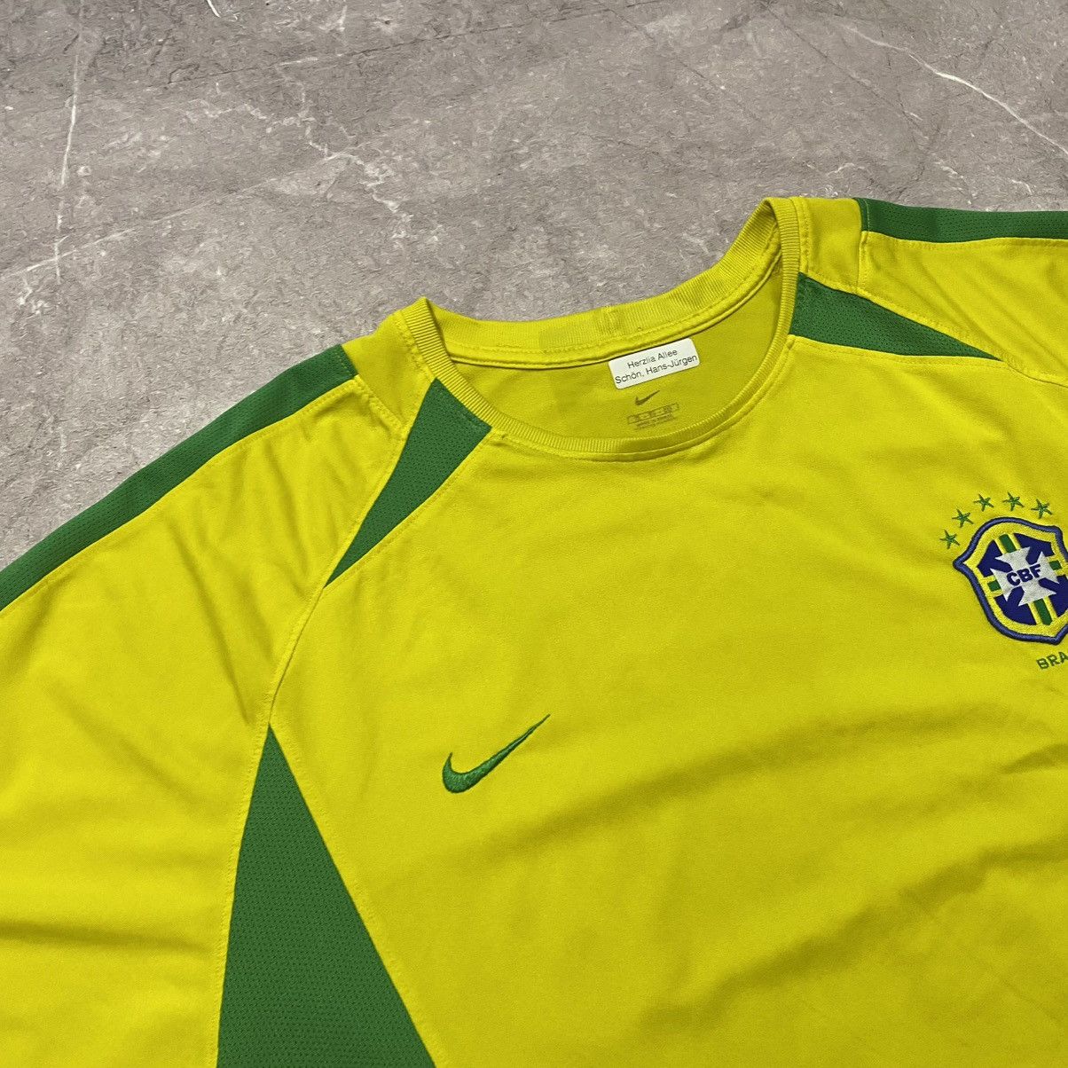 Nike VINTAGE NIKE BRAZIL TEE SOCCER JERSEY 00s Size US XL / EU 56 / 4 - 3 Thumbnail
