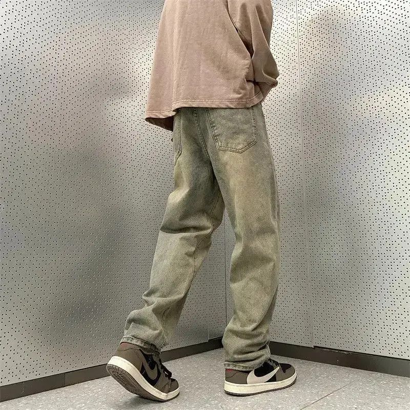 Japanese Brand Retro embroidered loose leg jeans Size US 32 / EU 48 - 2 Thumbnail