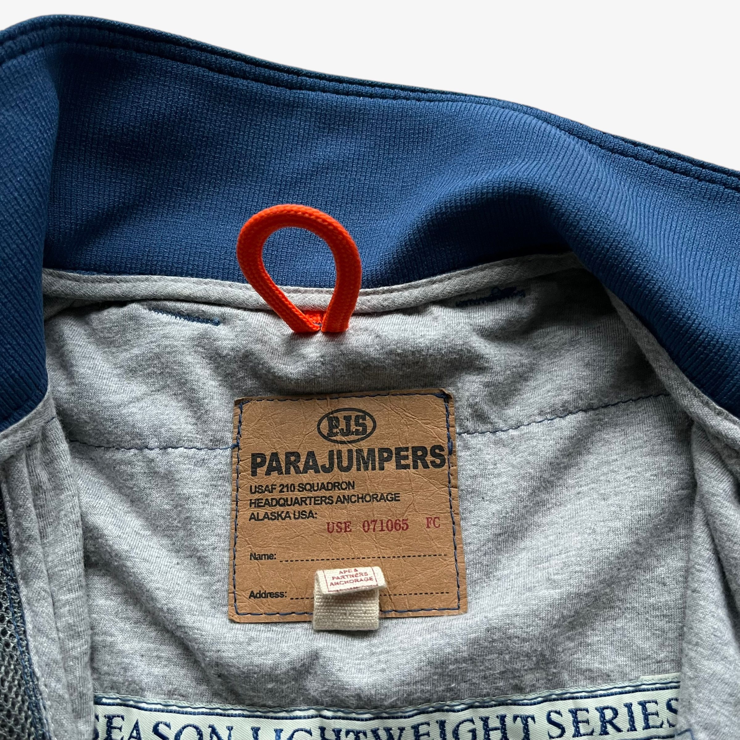 Parajumpers Vintage Y2K Women's Parajumpers USAF 210 Blue Utility Jacket Size S / US 4 / IT 40 - 2 Thumbnail