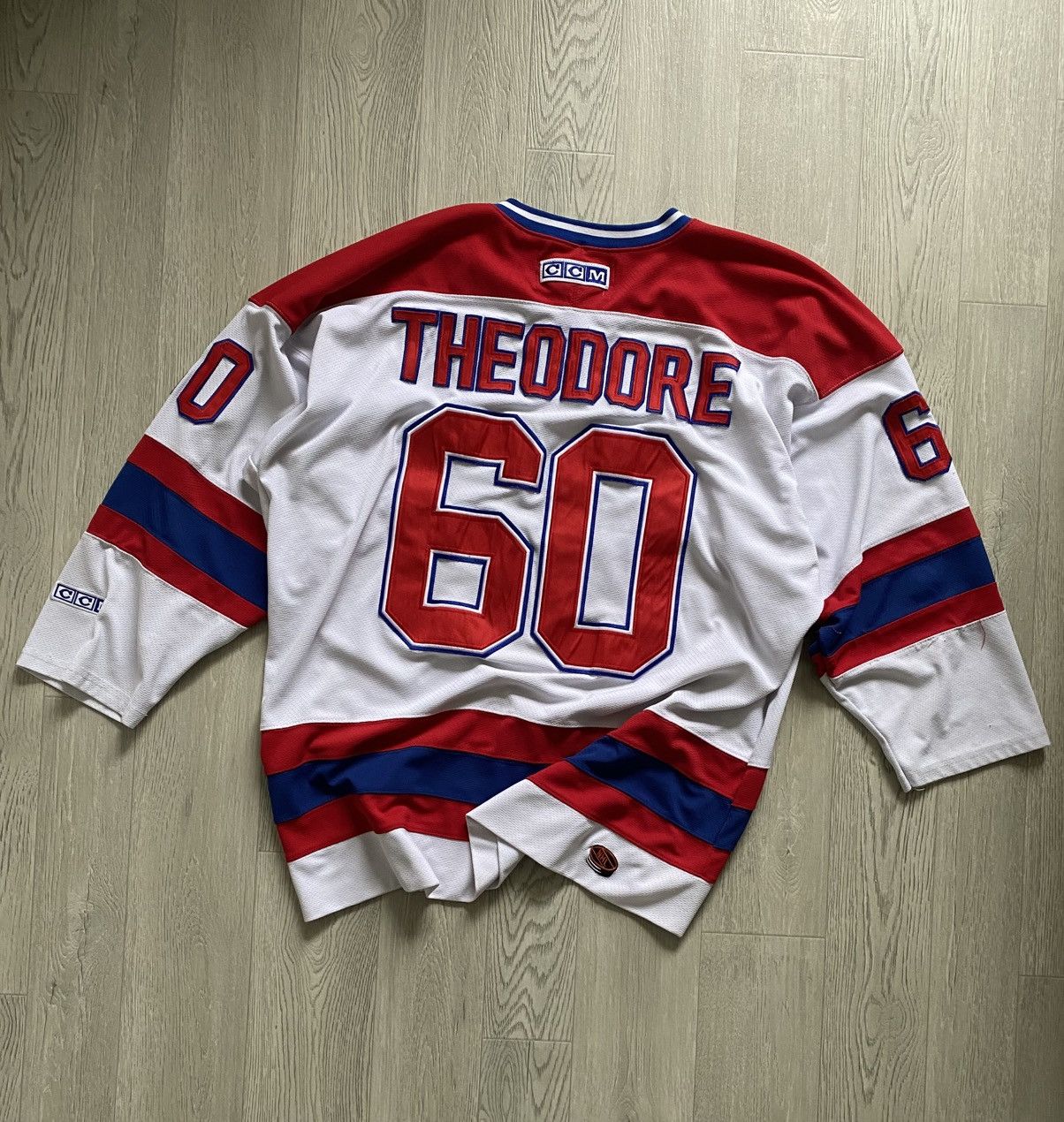Ccm × NHL Vintage CCM NHL Montreal Canadiens Hockey Jersey THEODORE#60 Size US XXL / EU 58 / 5 - 1 Thumbnail
