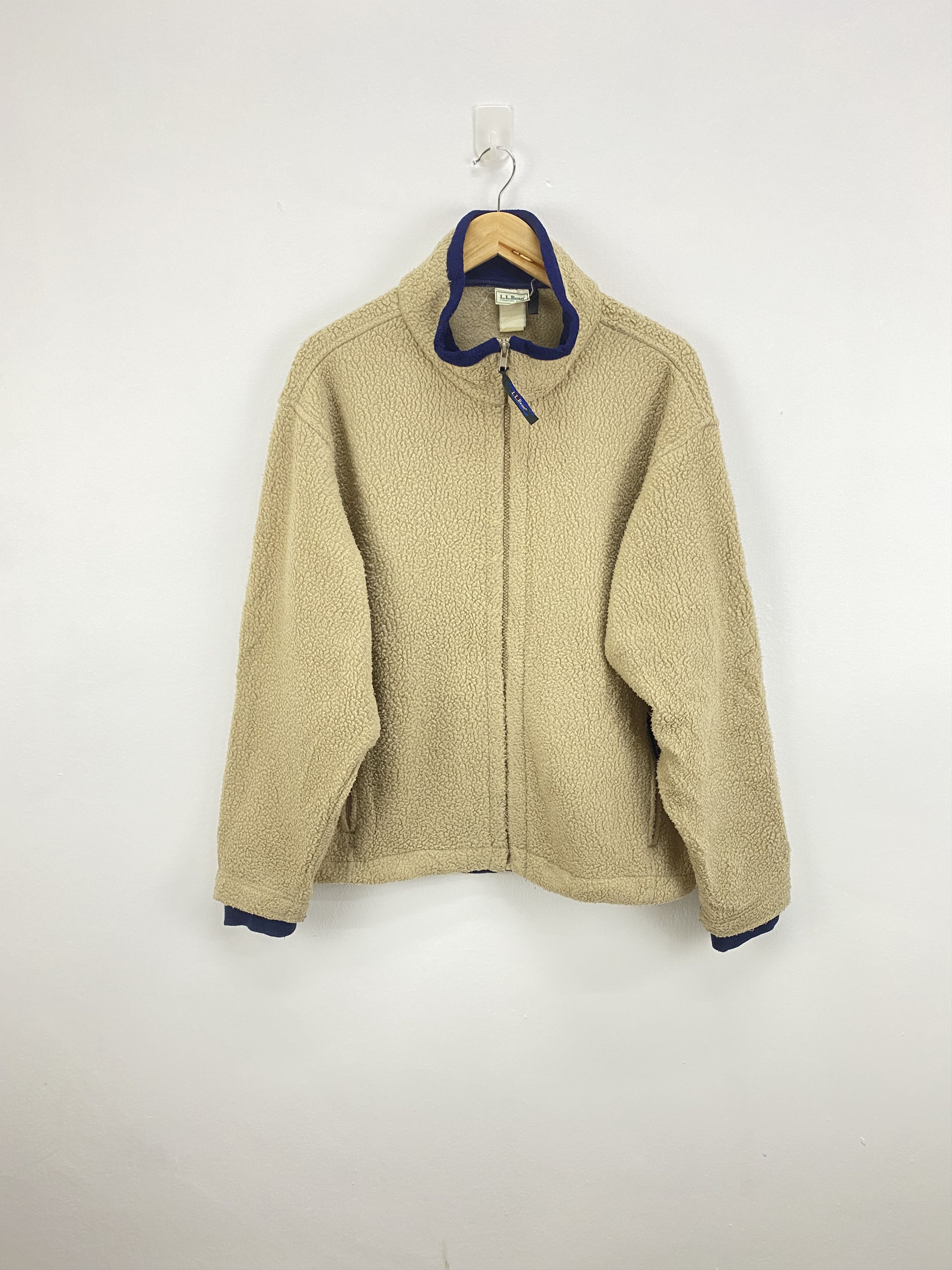 L.L. Bean Vintage L.L Bean Sherpa Jacket 90's Baggy Size US XL / EU 56 / 4 - 1 Thumbnail