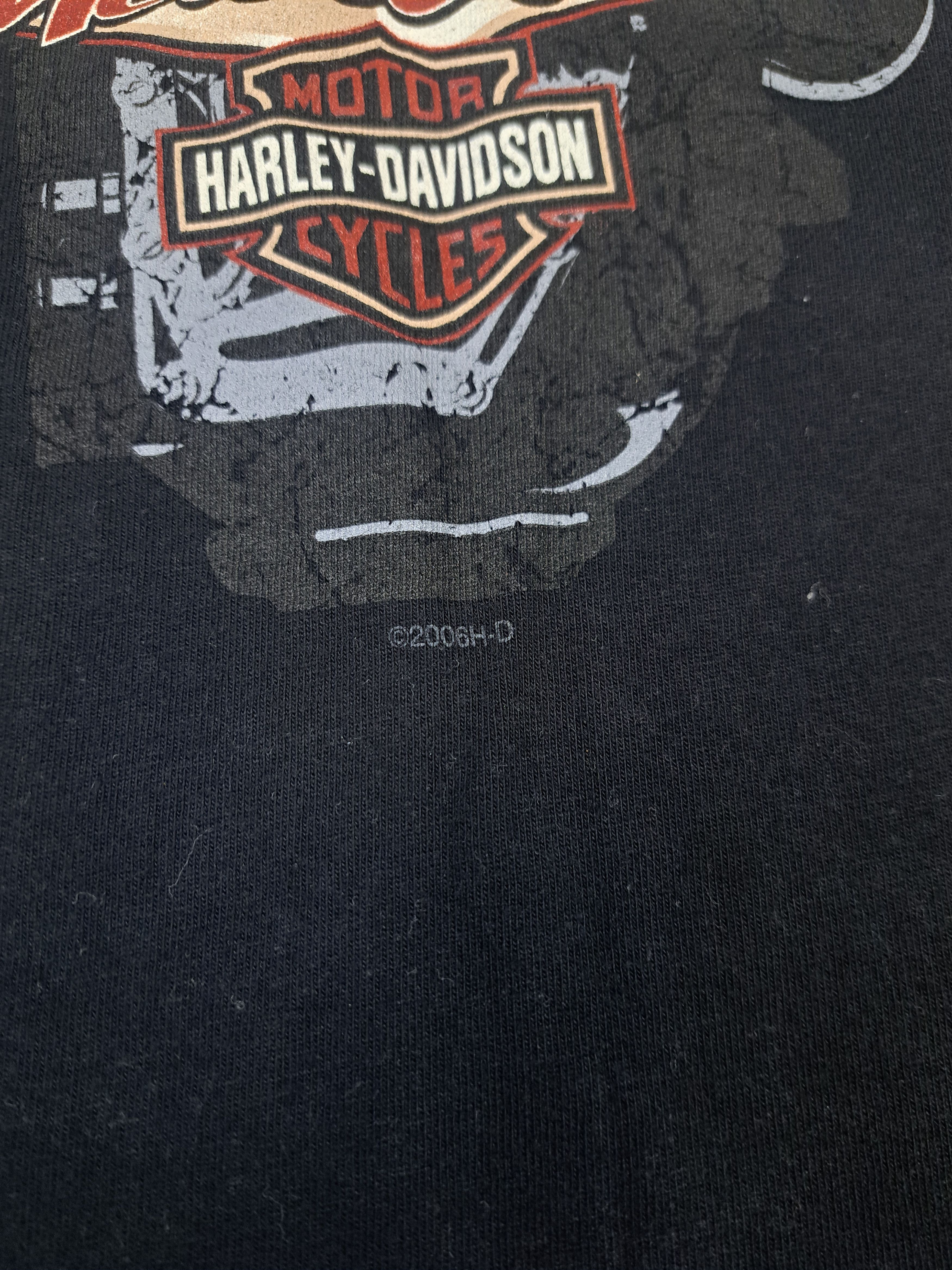 Harley Davidson Vintage 2006 Harley Davidson Big Eagle Tee Motorcycle Size US XL / EU 56 / 4 - 6 Thumbnail