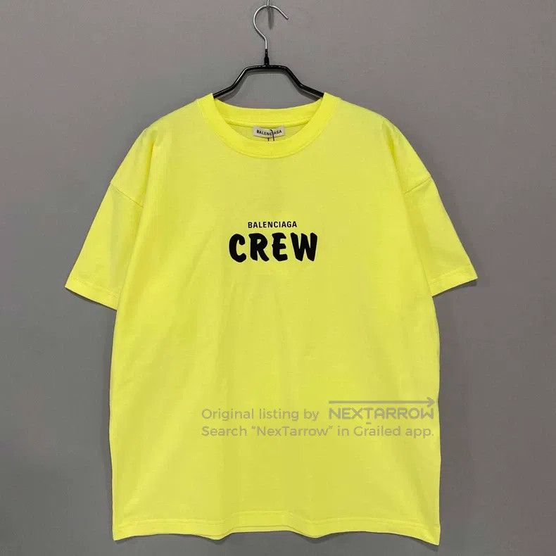 Balenciaga Balenciaga CREW letter short-sleeve Size US XL / EU 56 / 4 - 1 Thumbnail