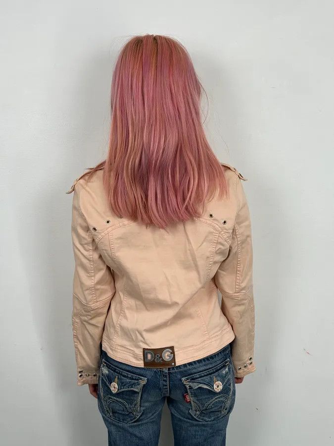 Dolce & Gabbana 2000s Dolce & Gabbana Pink Multi Zip Cargo Jacket Size M / US 6-8 / IT 42-44 - 3 Thumbnail