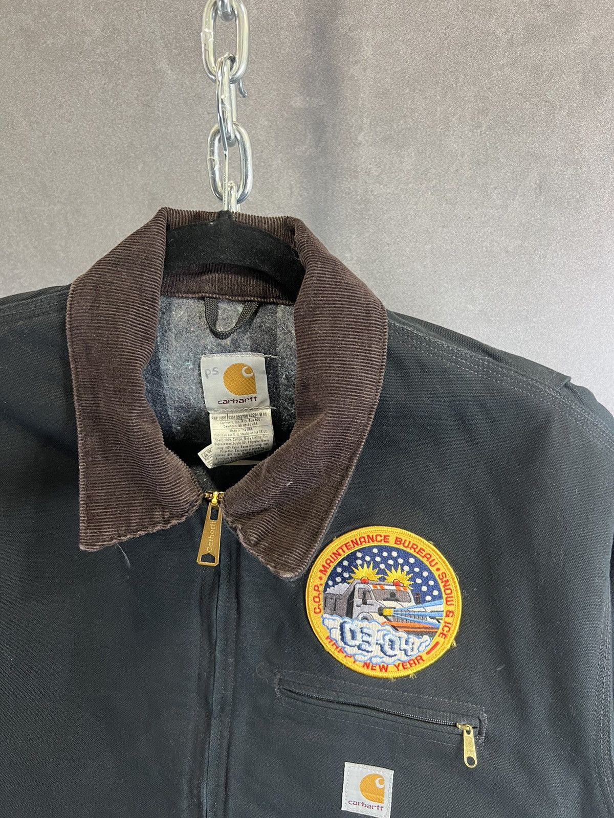 Carhartt Black carhartt blanket lined Detroit jacket size L Size US M / EU 48-50 / 2 - 8 Thumbnail