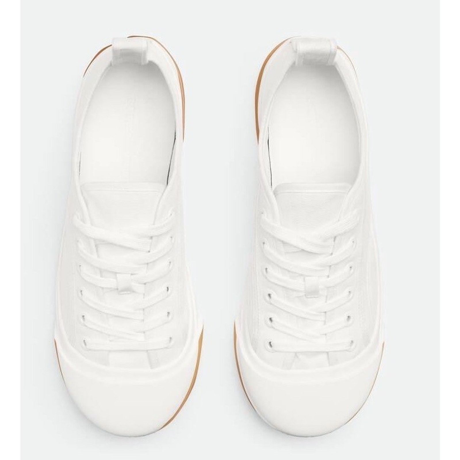 Bottega Veneta Bottega Veneta Canvas White Sneakers 10 US 741360 Size US 10 / EU 43 - 2 Thumbnail