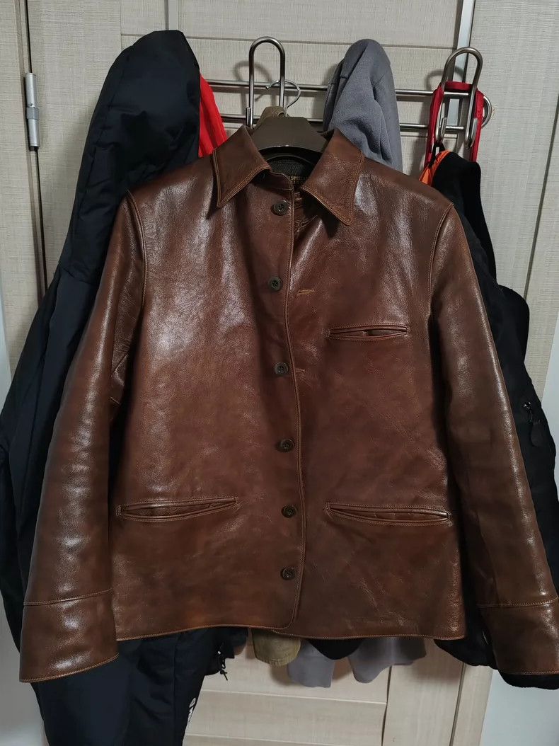 Freewheelers Freewheelers Leather Jacket in Brown Color - dmc Size US M / EU 48-50 / 2 - 1 Thumbnail