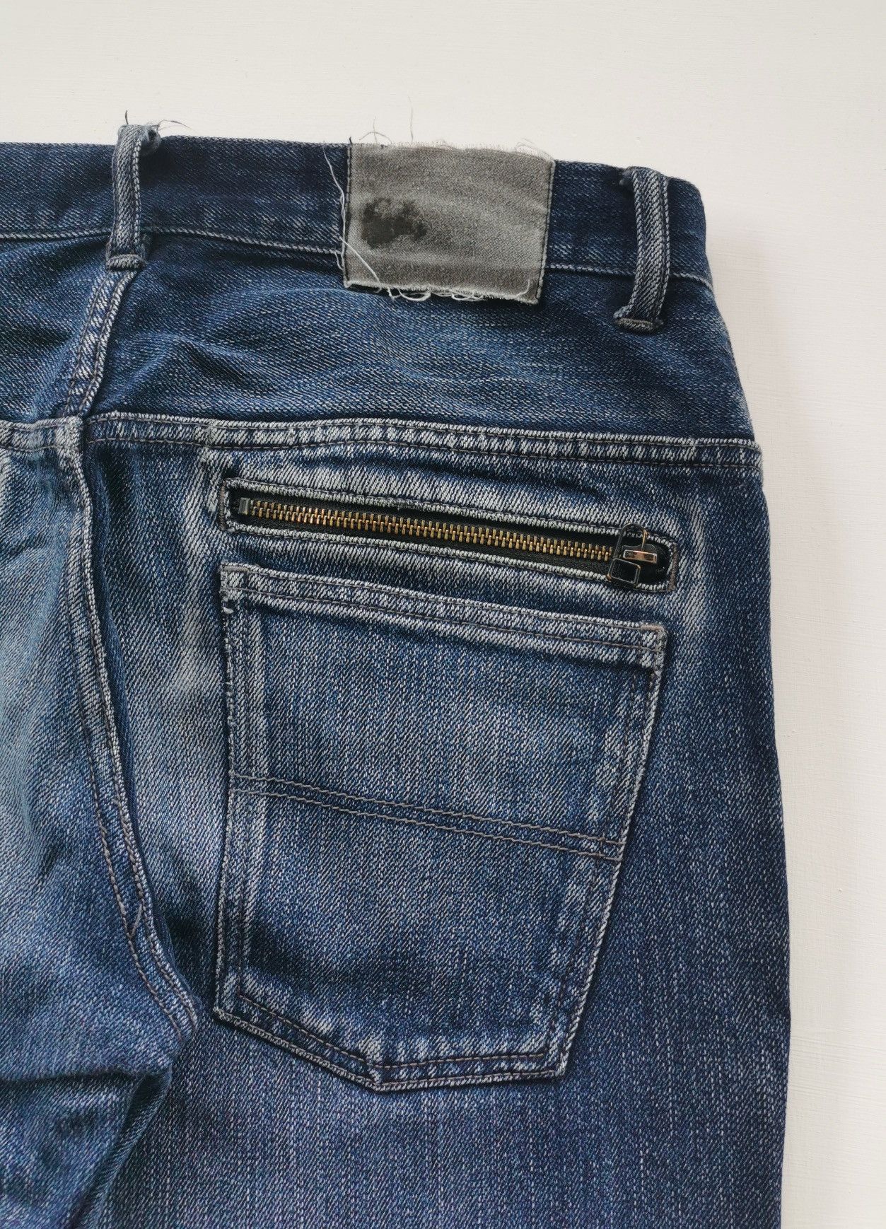 Japanese Brand Collective Union Station Japan IndigoXIndigo Denim Jeans Size US 31 - 3 Thumbnail