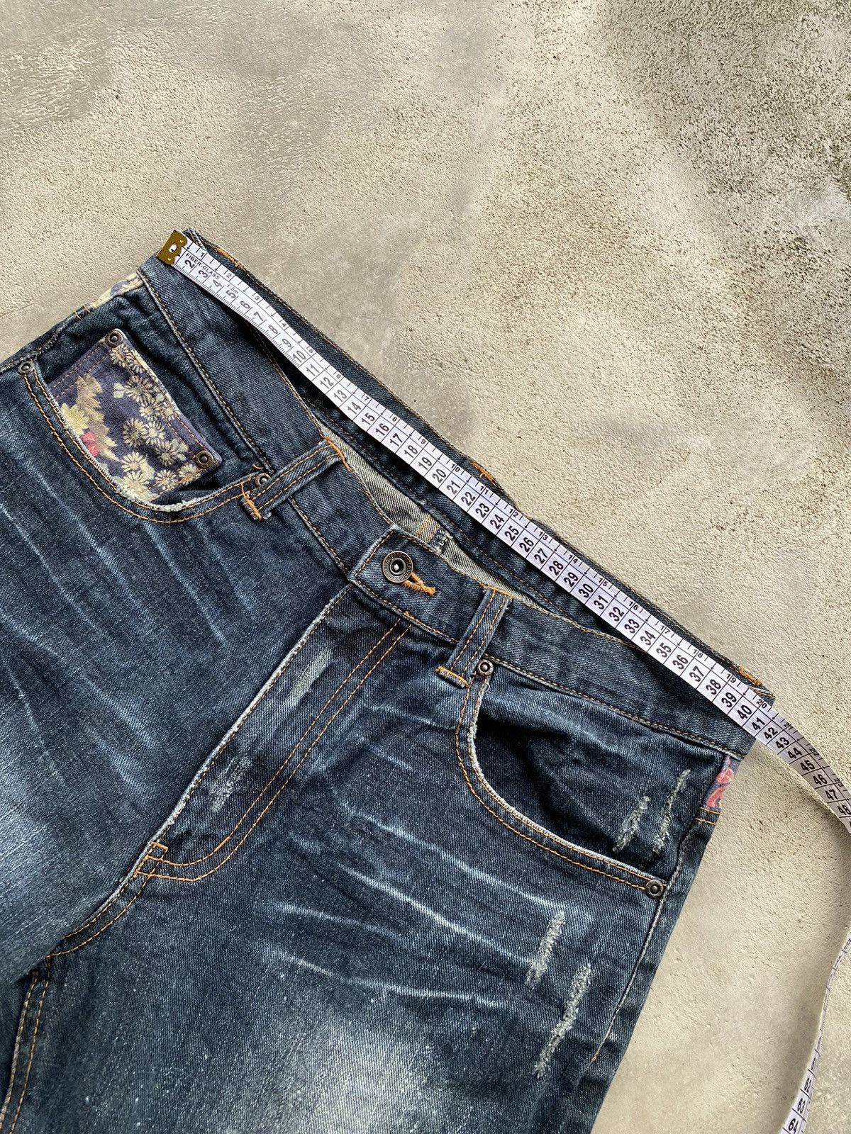 If Six Was Nine × Japanese Brand Vintage Karakuri Japanese Denim Jeans Size US 32 / EU 48 - 12 Thumbnail