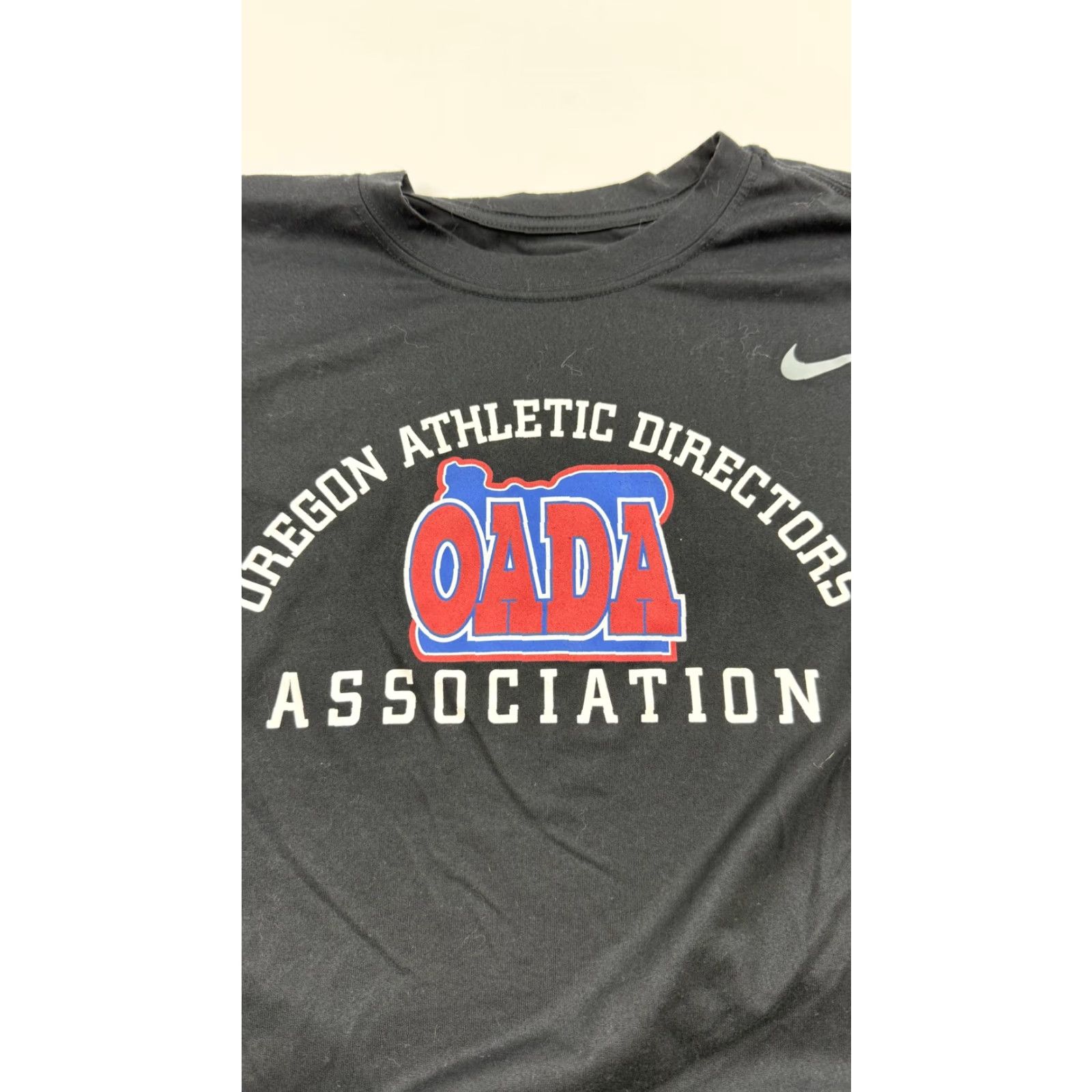 Nike Nike Shirt Mens Large Long Sleeve Dri-FIT Oregon Athletic Directors Association Black Size US L / EU 52-54 / 3 - 3 Thumbnail