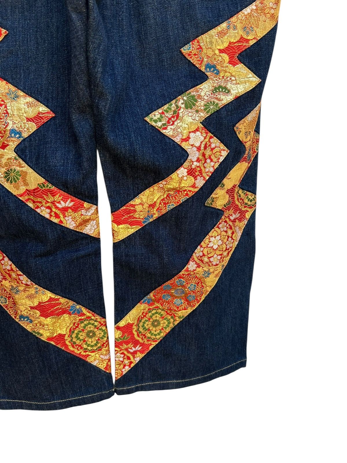 Japanese Brand × Kapital × Vintage Karakuri Tamashii Inspired Japanese Nishiki Denim Jeans Size US 40 / EU 56 - 11 Thumbnail