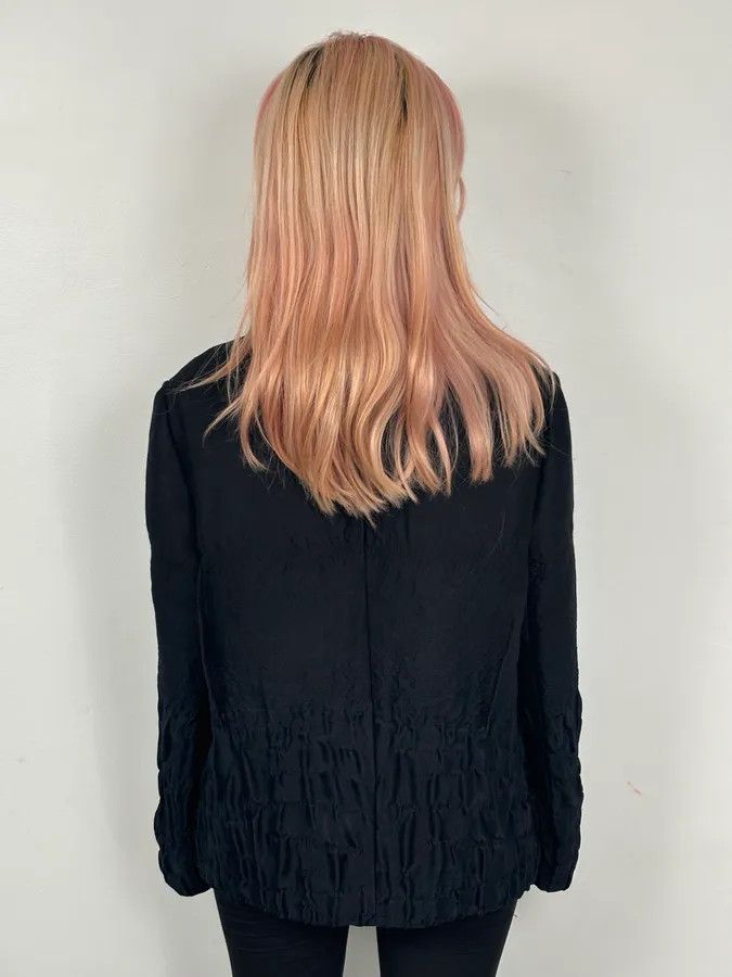 Prada FW2007 Prada Black Plissed Blazer Jacket Size M / US 6-8 / IT 42-44 - 4 Thumbnail