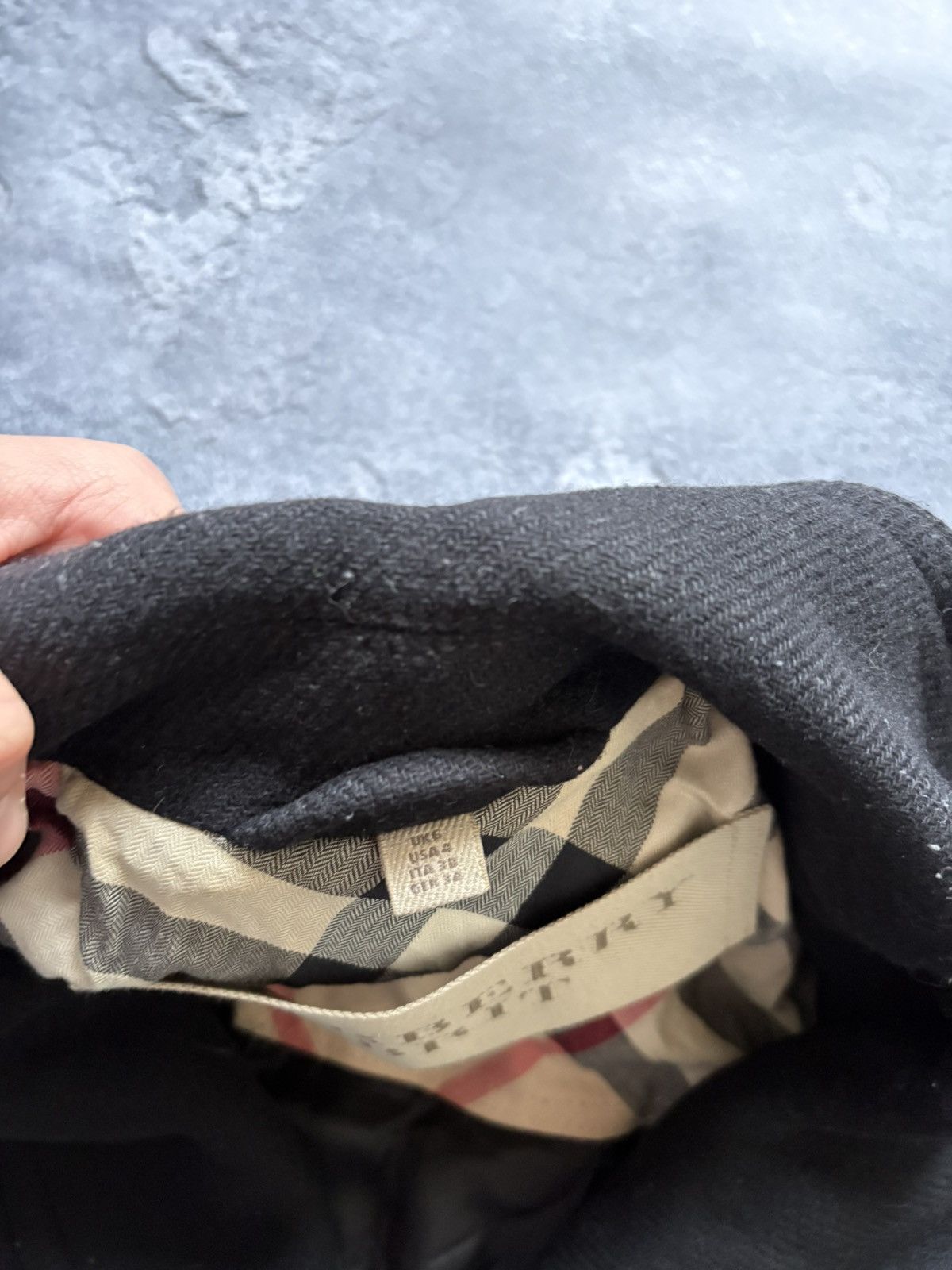 Burberry Vintage Burberry Nova Check Luxury Wool Leather Jacket Size XS / US 0-2 / IT 36-38 - 10 Thumbnail