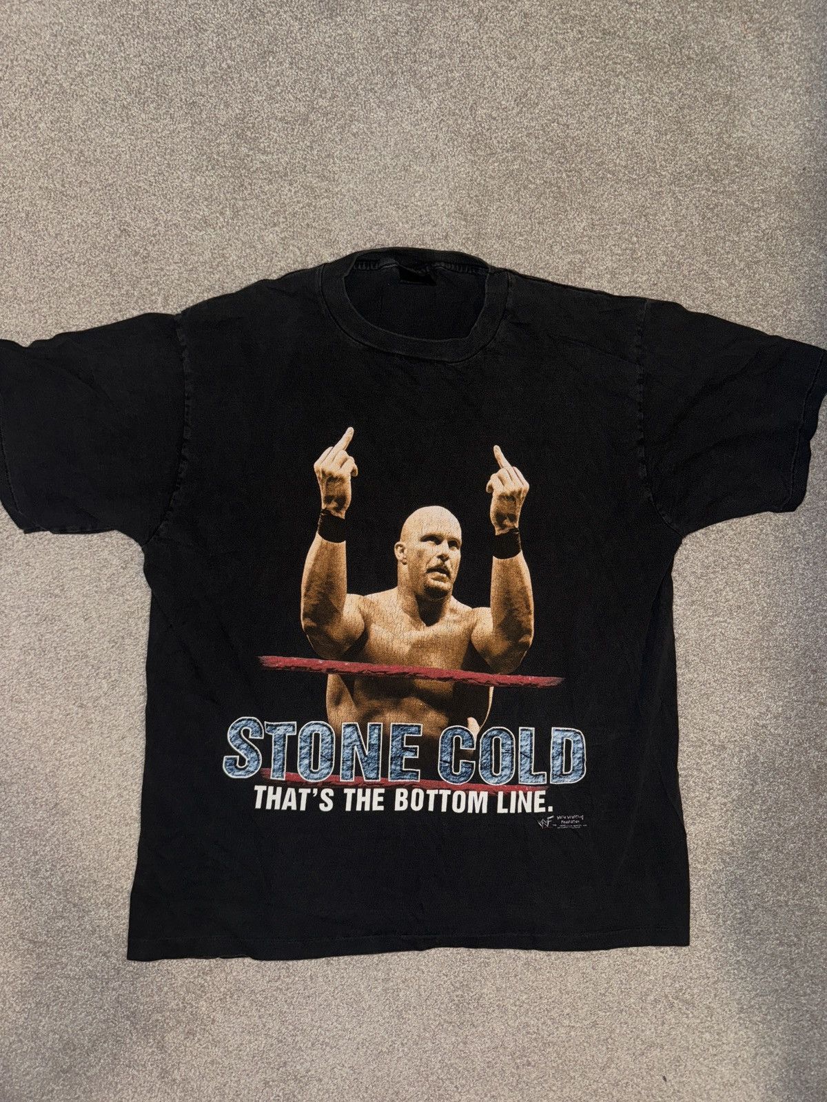 WWF WWF Stone Cold Steve Austin T shirt Size US XL / EU 56 / 4 - 1 Thumbnail
