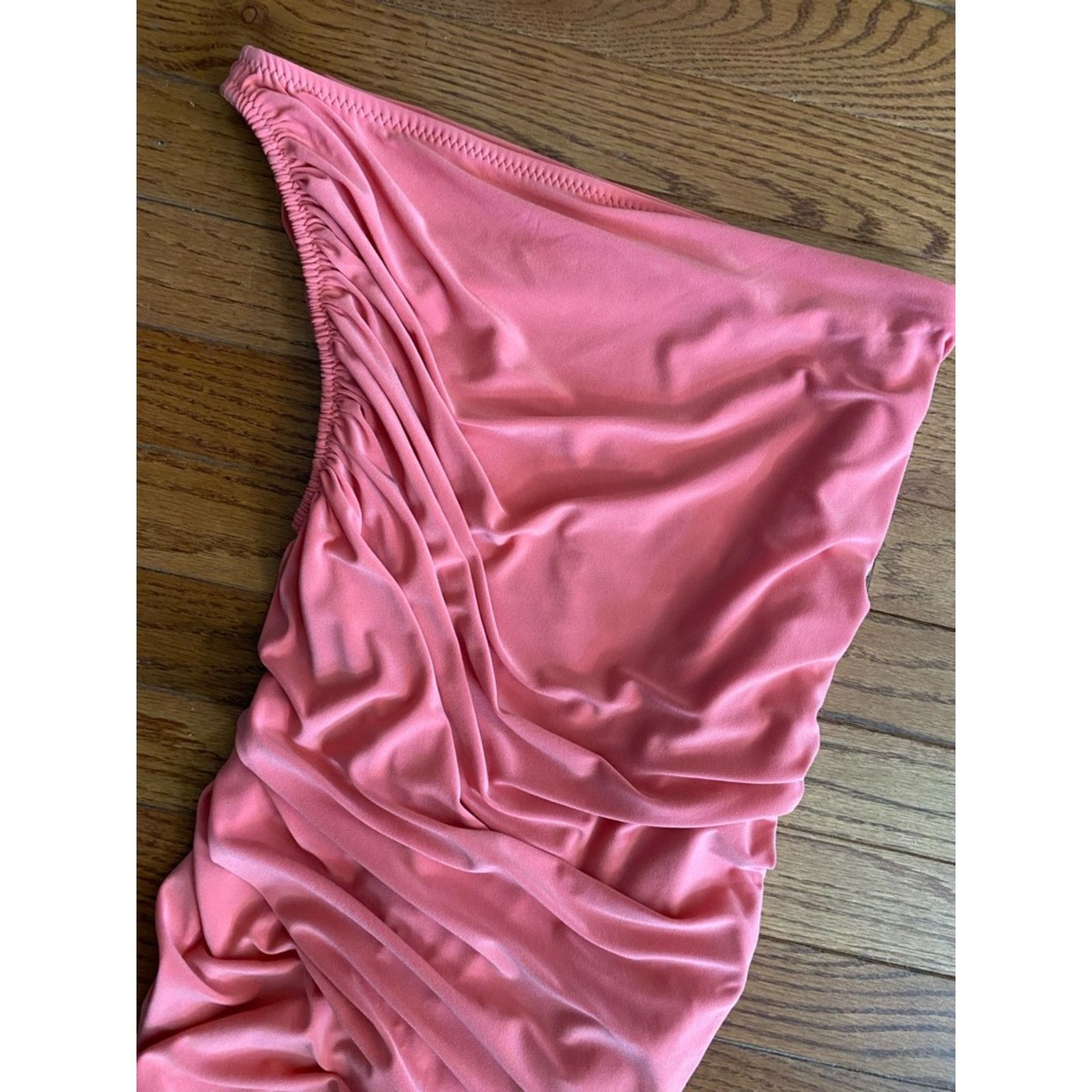 Norma Kamali Norma Kamali $215 Diana Ruched Dress Papaya XS 34 (sz 2) Size XS / US 0-2 / IT 36-38 - 6 Thumbnail