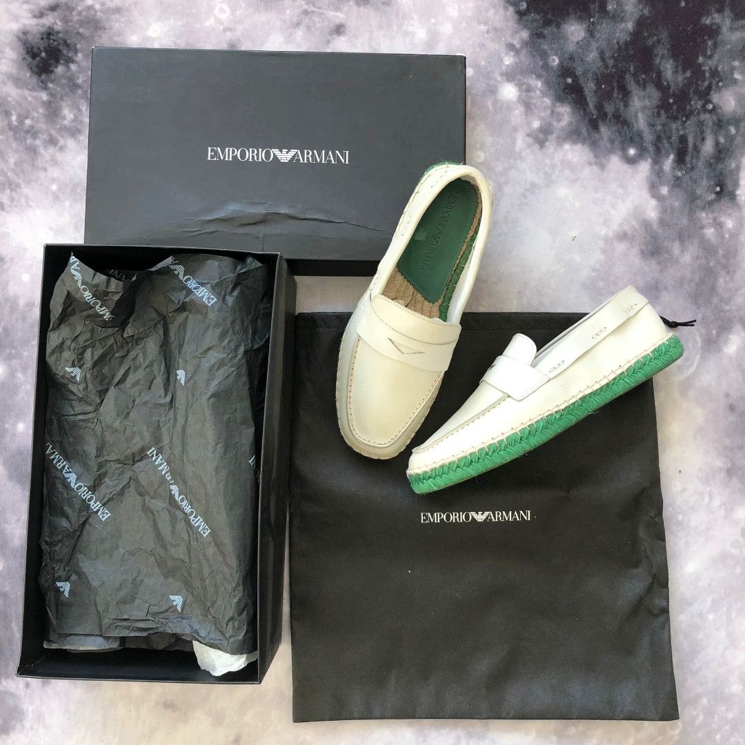 Emporio Armani Emporio Armani Men's Espadrille Loafers Size US 8 / EU 41 - 1 Thumbnail