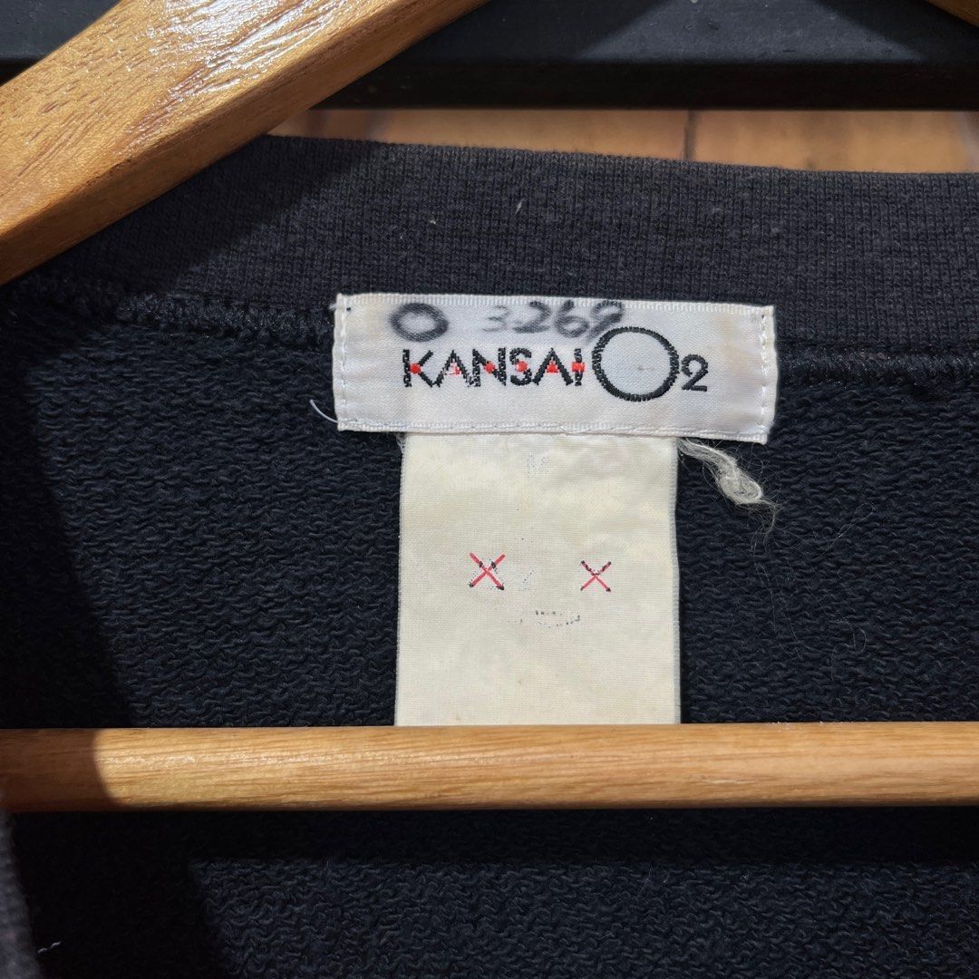 Kansai Yamamoto Rare 80s Kansai Yamamoto crewneck big logo Size US M / EU 48-50 / 2 - 3 Thumbnail