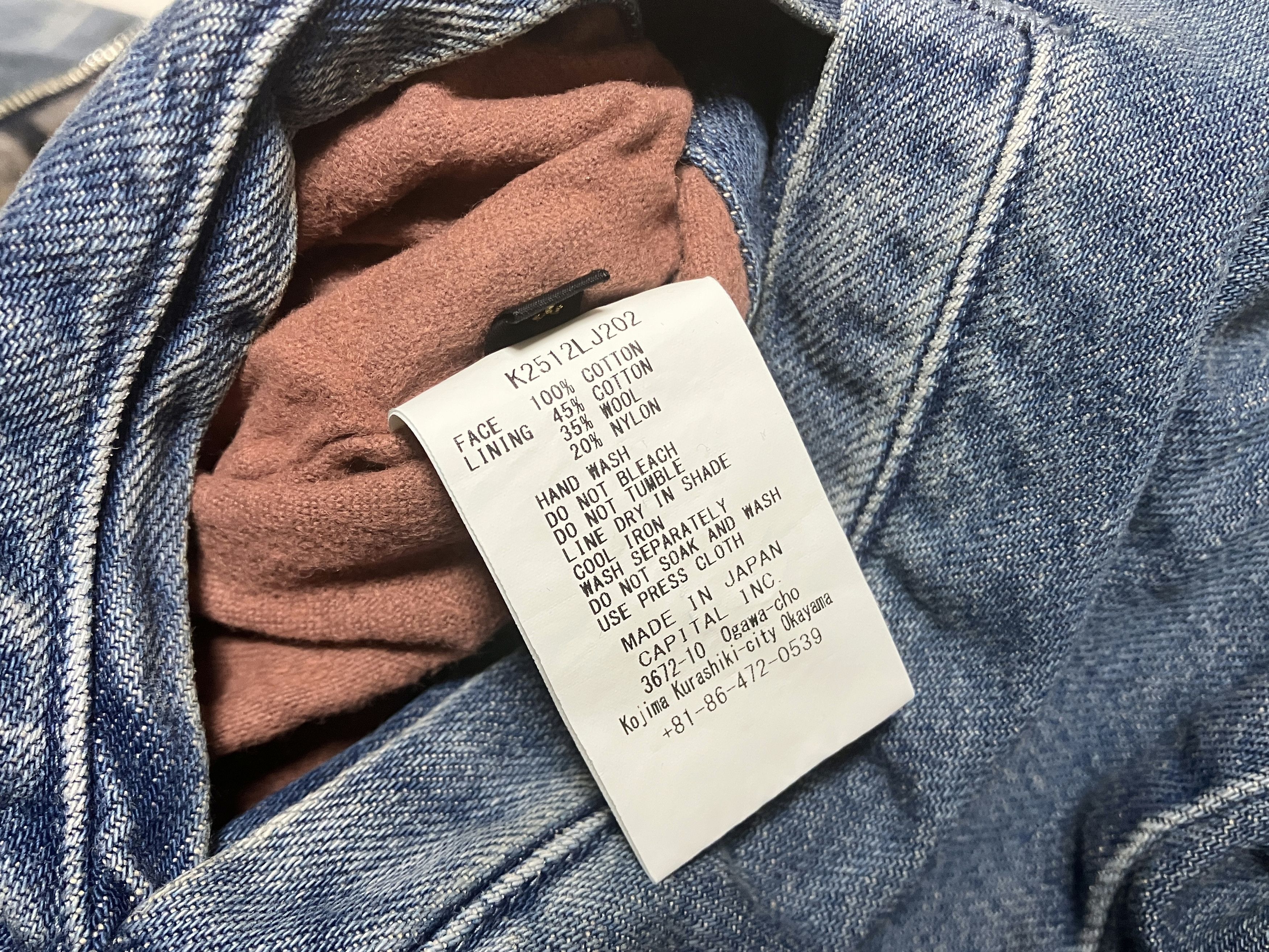 Kapital kapital 11.5oz denim lining Drizzler Jacket Virgin Maria 4 Size US XL / EU 56 / 4 - 7 Thumbnail