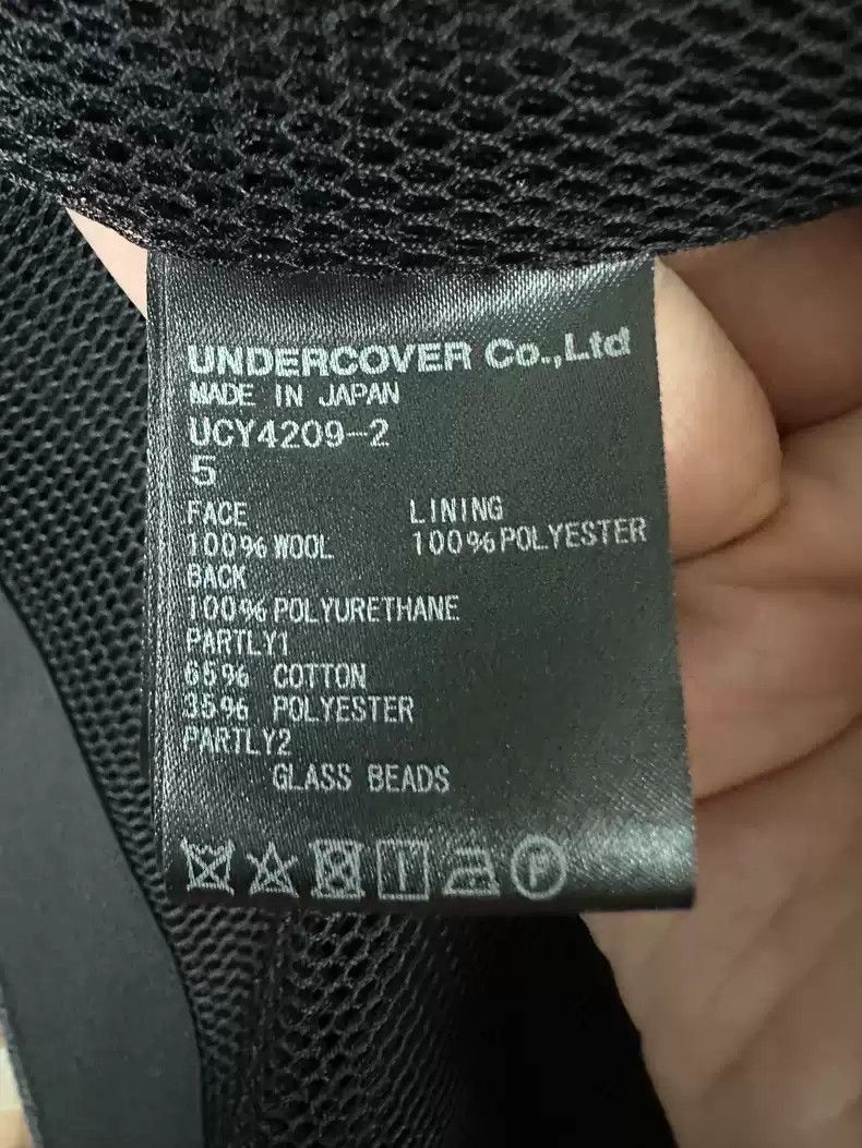 Undercover UNDERCOVER 20ss Vampire Wool half-sleeved shirt Jacket Size US XXL / EU 58 / 5 - 7 Thumbnail